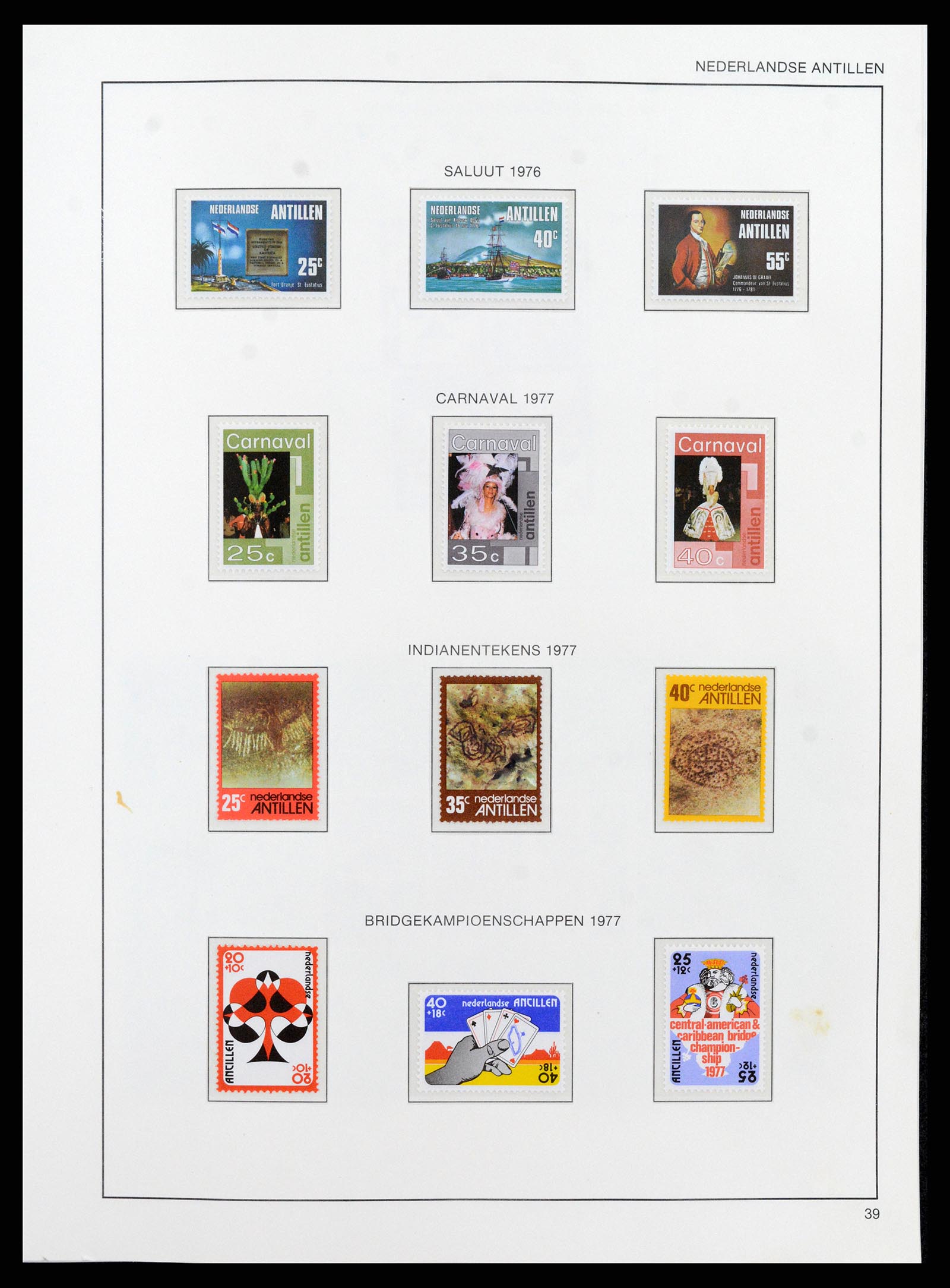 38069 0047 - Stamp collection 38069 Curaçao/Antilles 1873-1988.