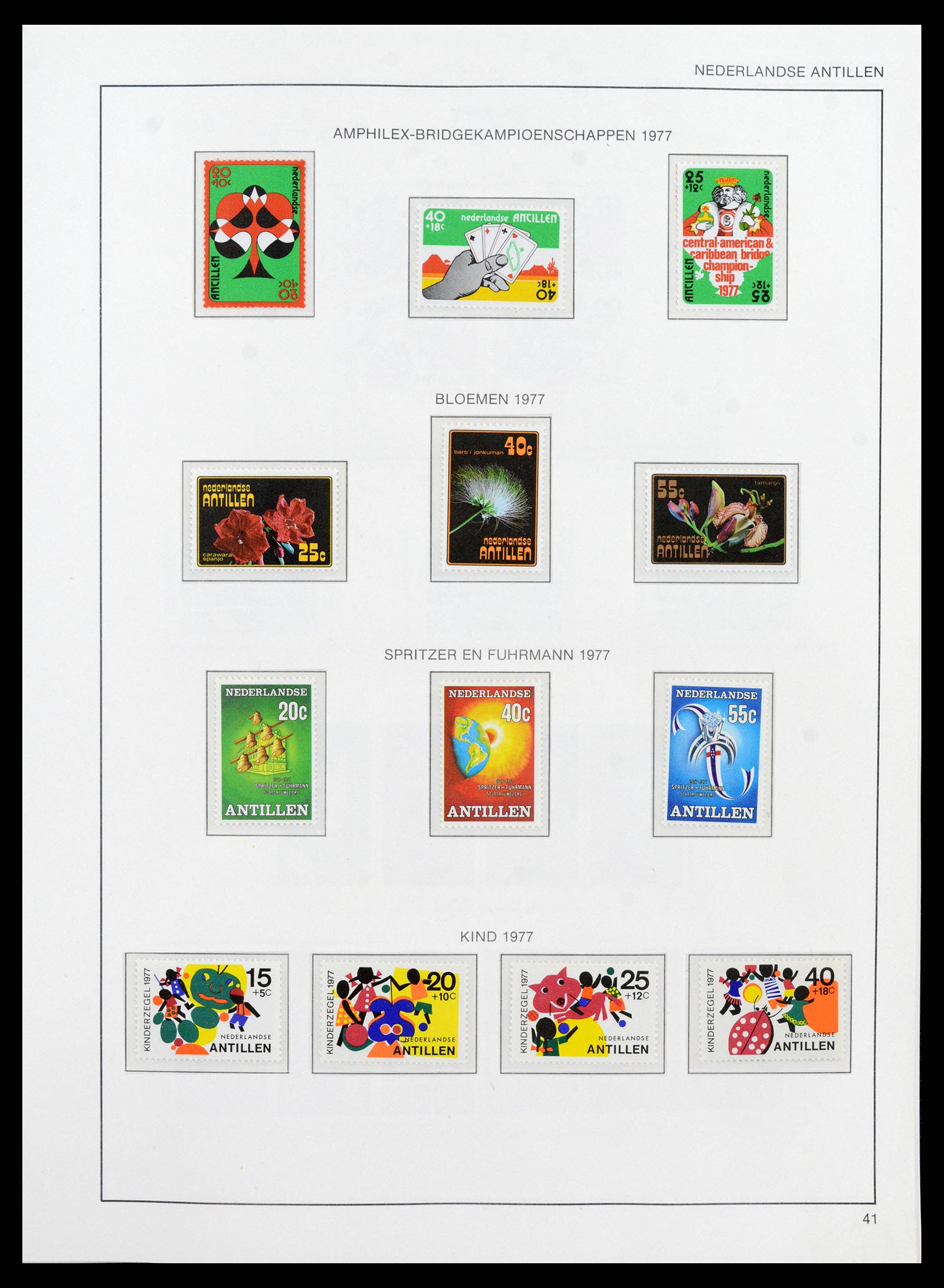 38069 0049 - Stamp collection 38069 Curaçao/Antilles 1873-1988.
