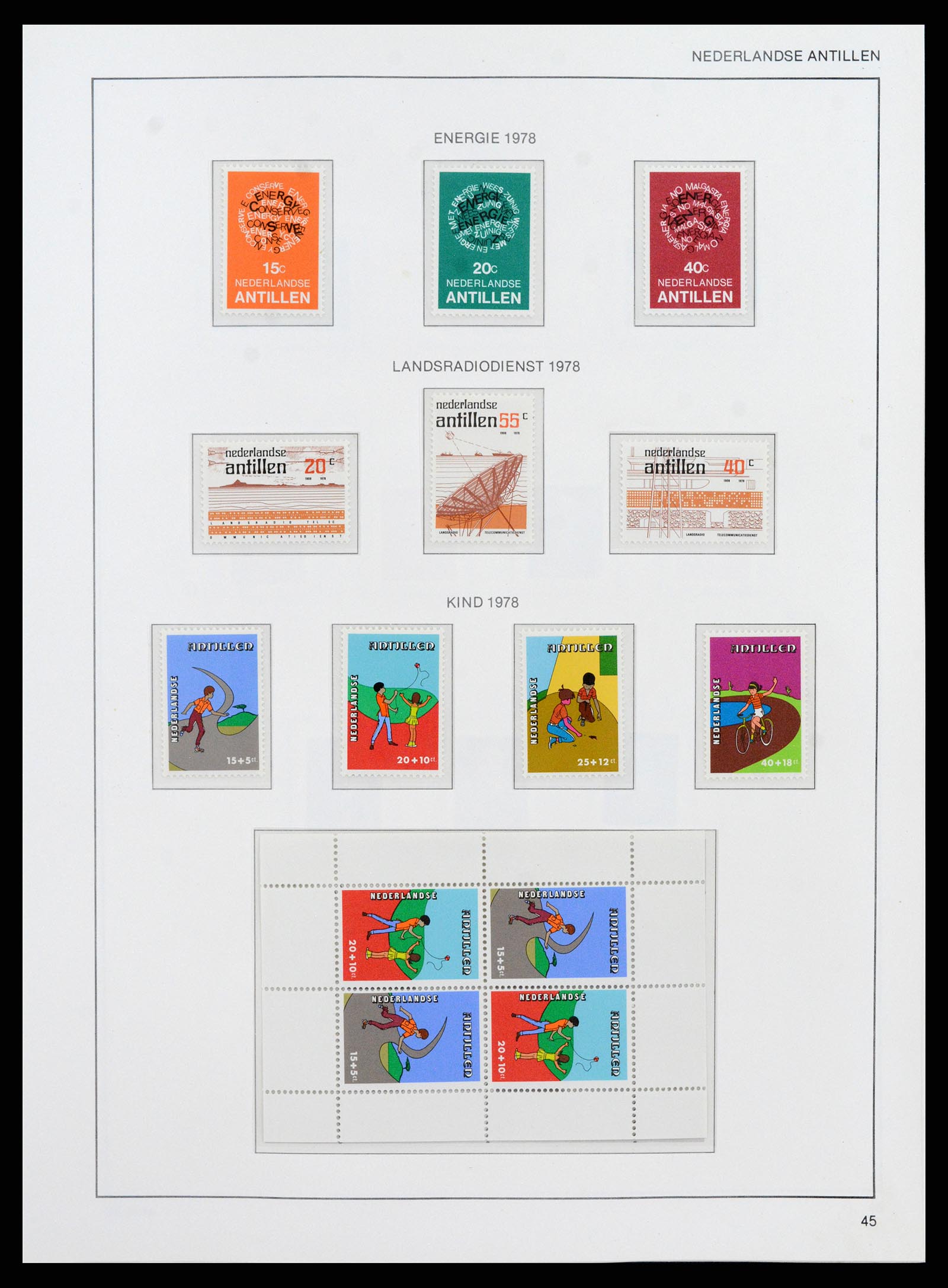 38069 0053 - Stamp collection 38069 Curaçao/Antilles 1873-1988.