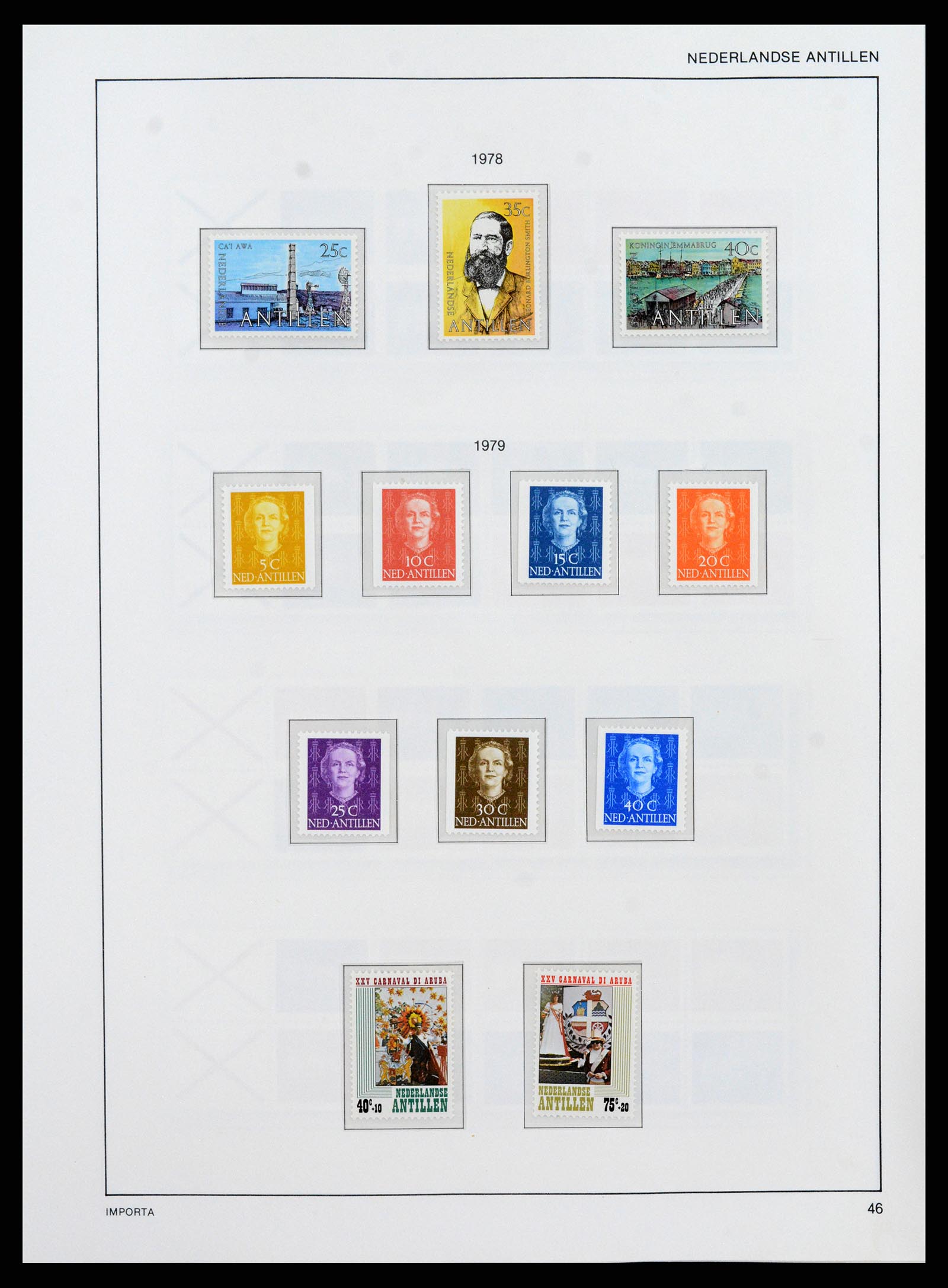 38069 0054 - Stamp collection 38069 Curaçao/Antilles 1873-1988.