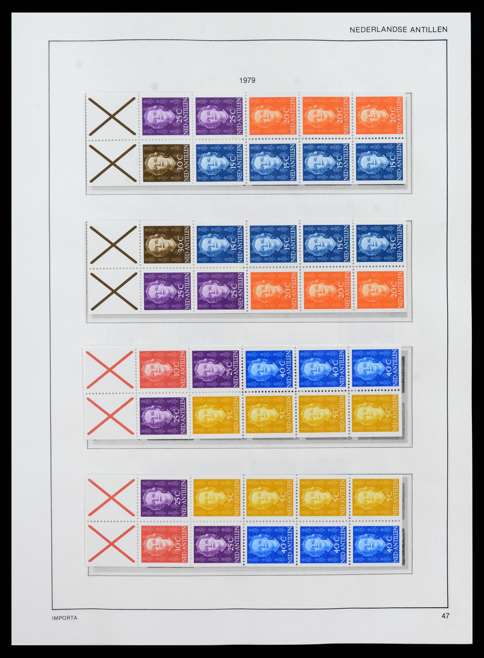 38069 0055 - Stamp collection 38069 Curaçao/Antilles 1873-1988.