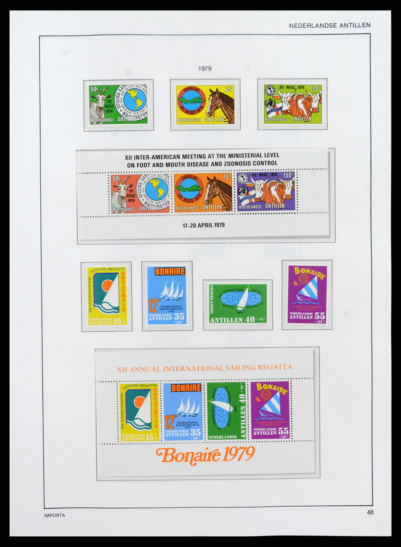 38069 0056 - Stamp collection 38069 Curaçao/Antilles 1873-1988.