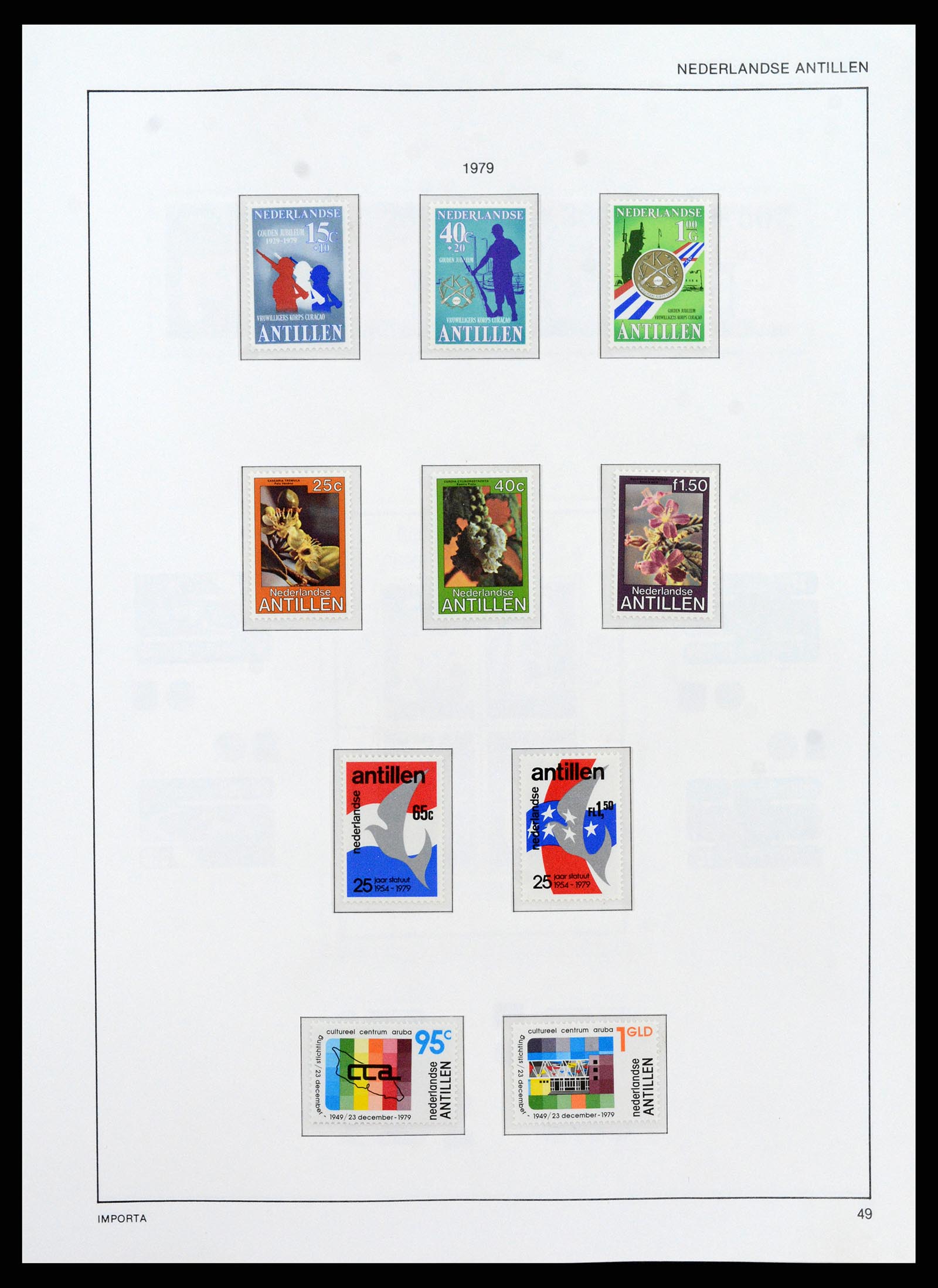 38069 0057 - Stamp collection 38069 Curaçao/Antilles 1873-1988.