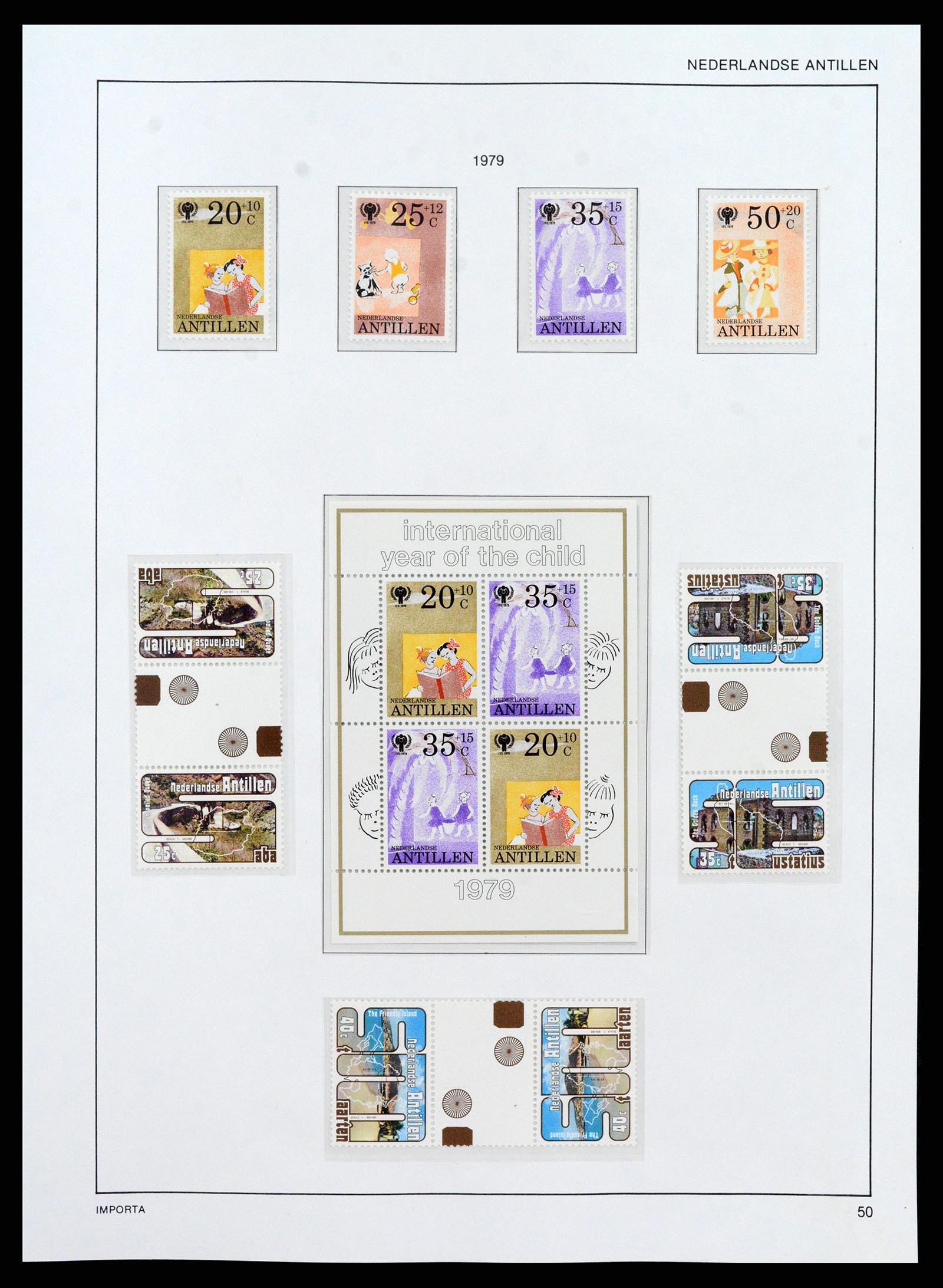 38069 0058 - Stamp collection 38069 Curaçao/Antilles 1873-1988.
