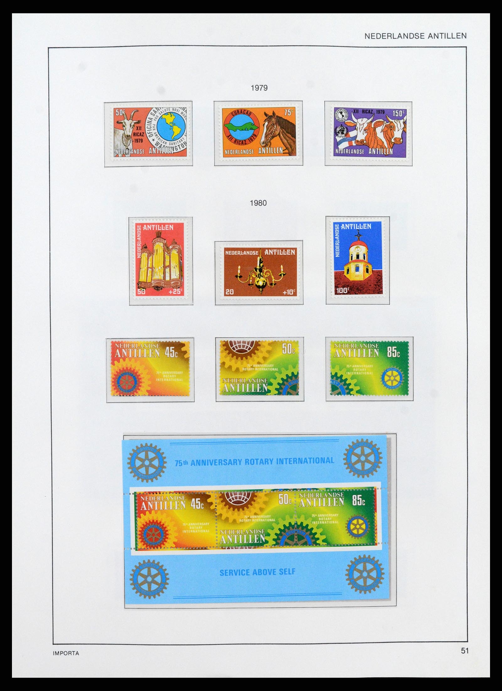 38069 0059 - Stamp collection 38069 Curaçao/Antilles 1873-1988.