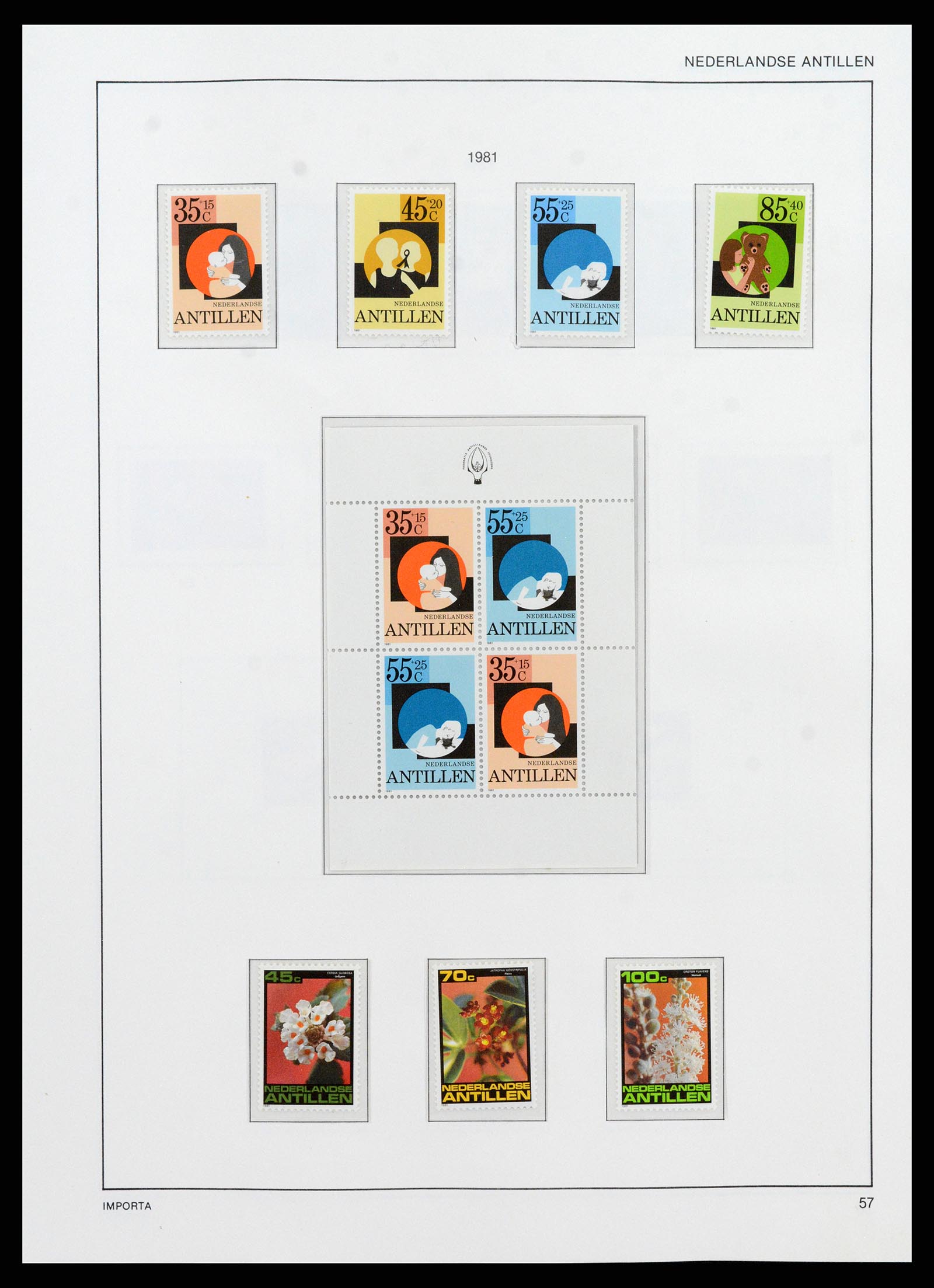 38069 0065 - Postzegelverzameling 38069 Curaçao/Antillen 1873-1988.
