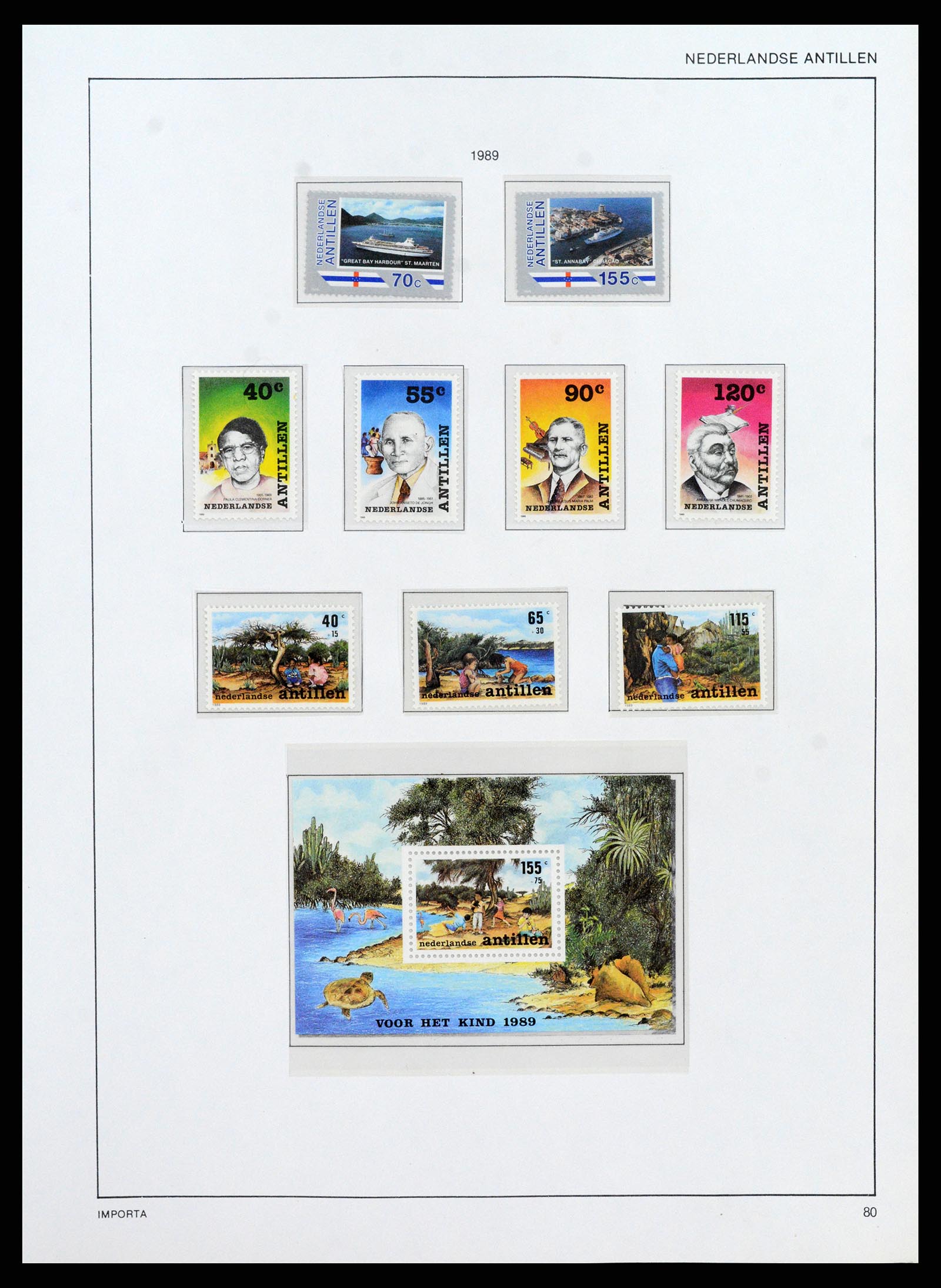 38069 0085 - Postzegelverzameling 38069 Curaçao/Antillen 1873-1988.