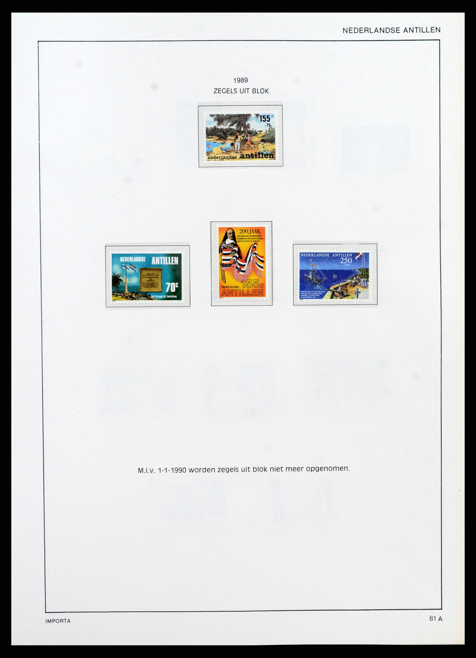 38069 0087 - Postzegelverzameling 38069 Curaçao/Antillen 1873-1988.