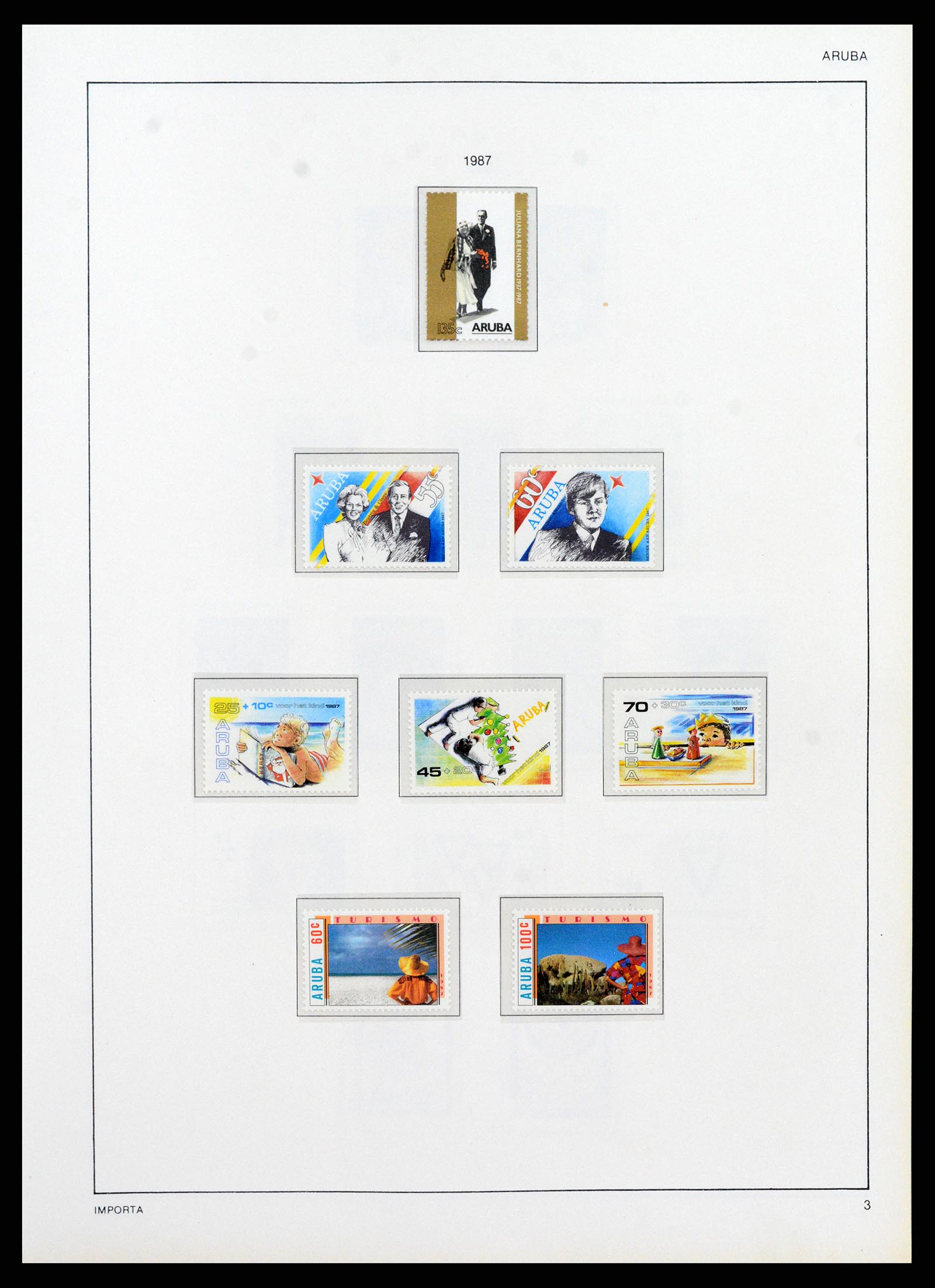 38069 0090 - Postzegelverzameling 38069 Curaçao/Antillen 1873-1988.
