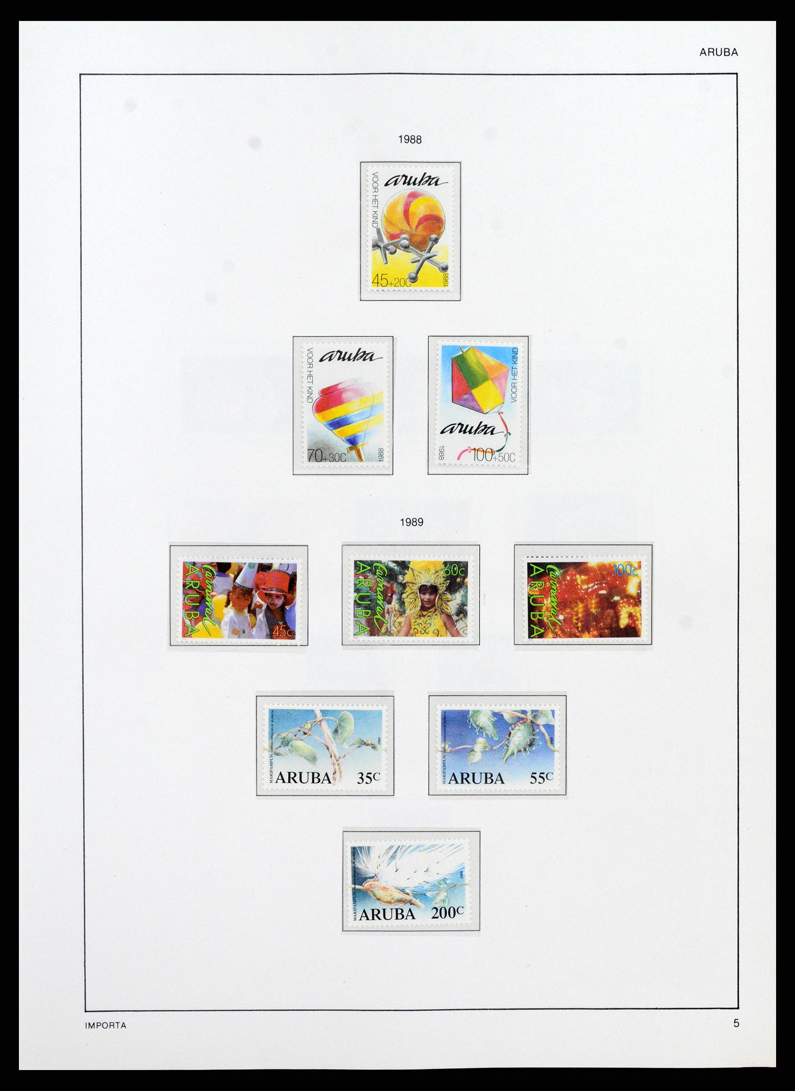 38069 0092 - Postzegelverzameling 38069 Curaçao/Antillen 1873-1988.