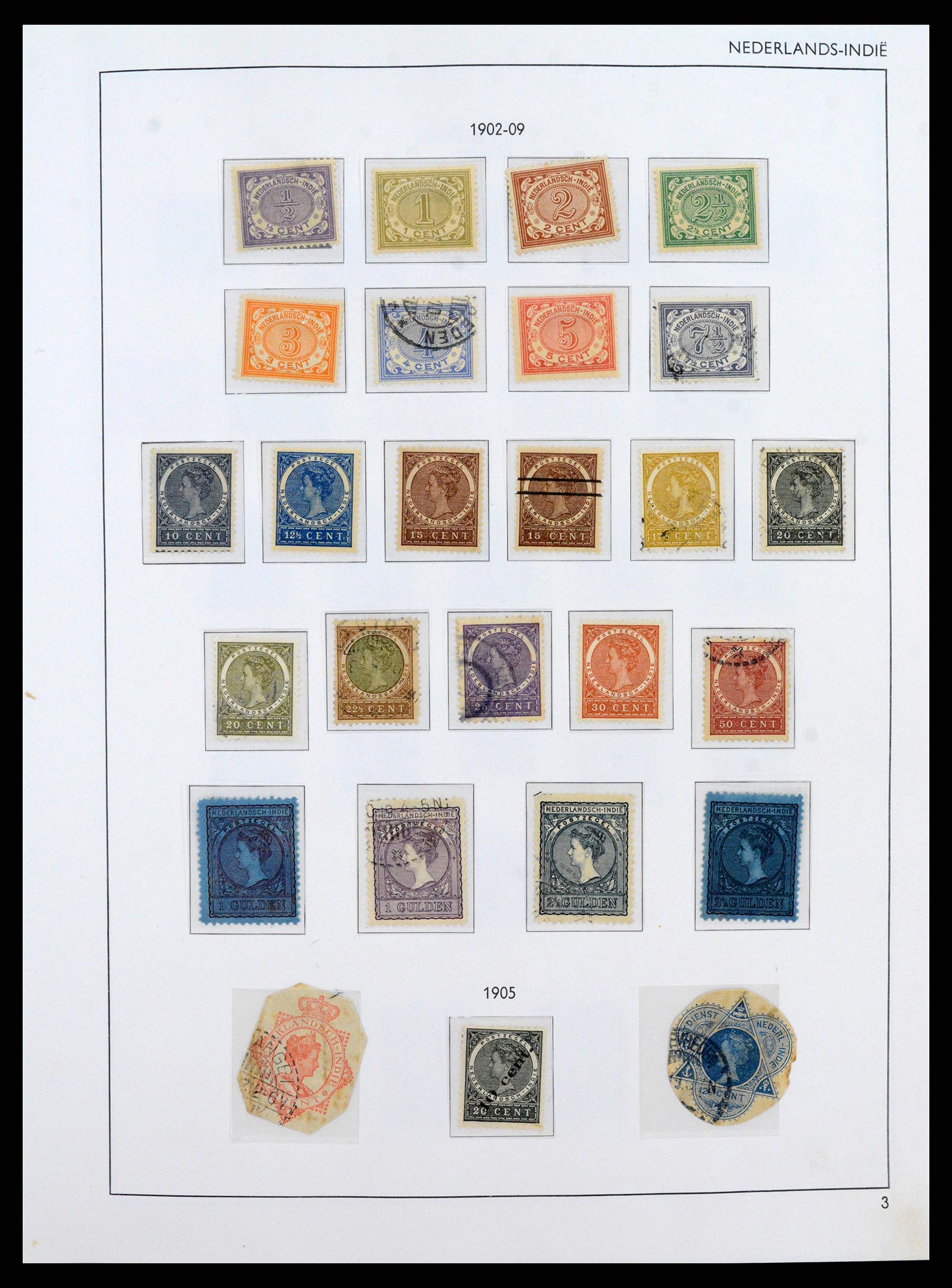 38071 0003 - Postzegelverzameling 38071 Nederlandse gebieden 1864-1960.