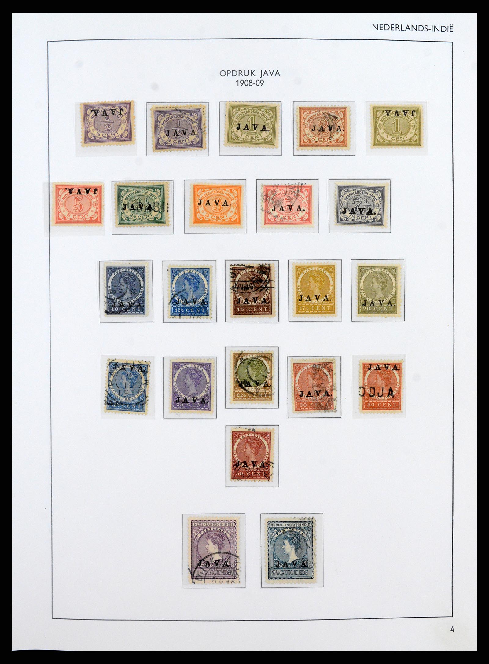 38071 0004 - Postzegelverzameling 38071 Nederlandse gebieden 1864-1960.