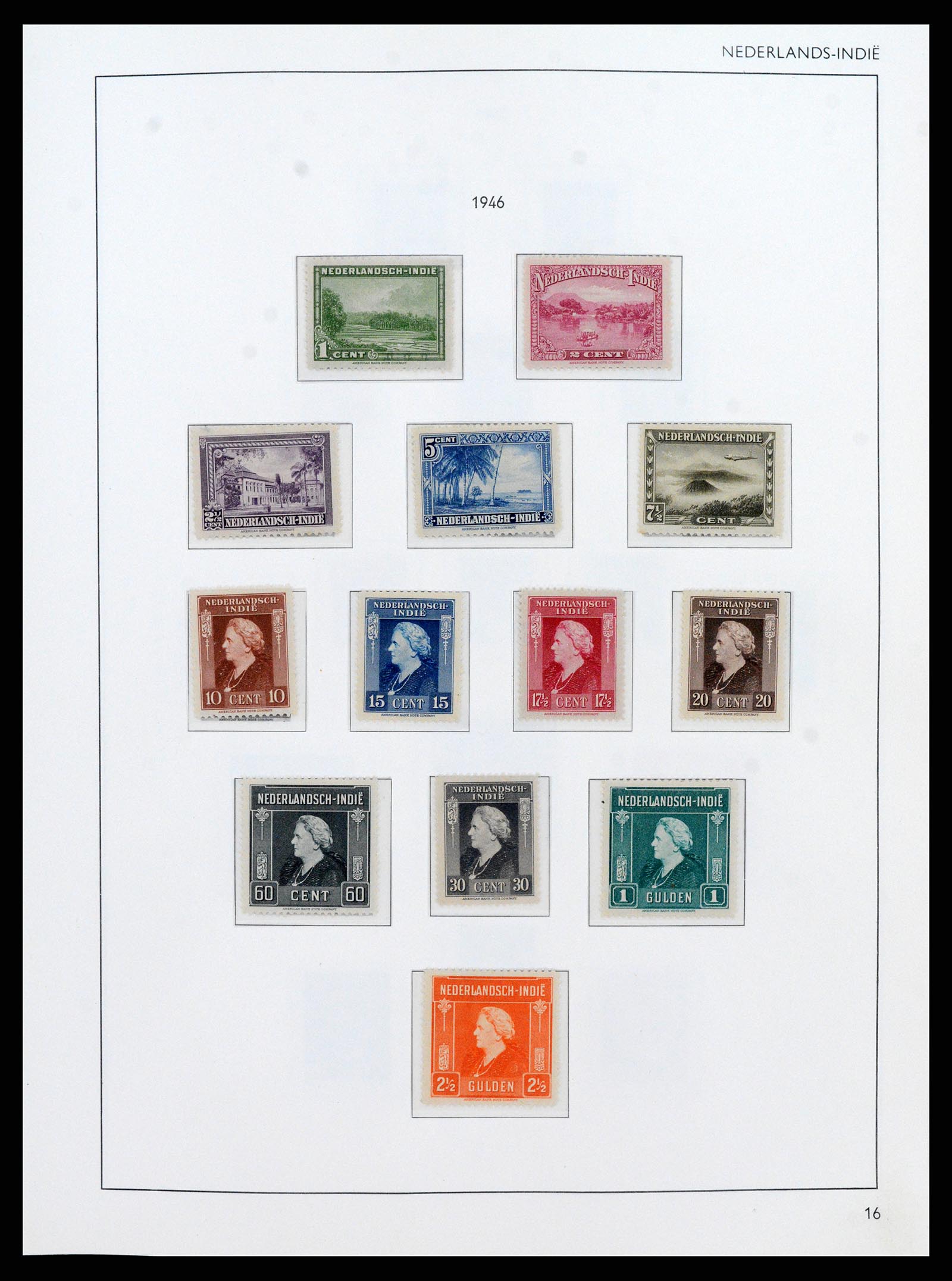 38071 0016 - Postzegelverzameling 38071 Nederlandse gebieden 1864-1960.