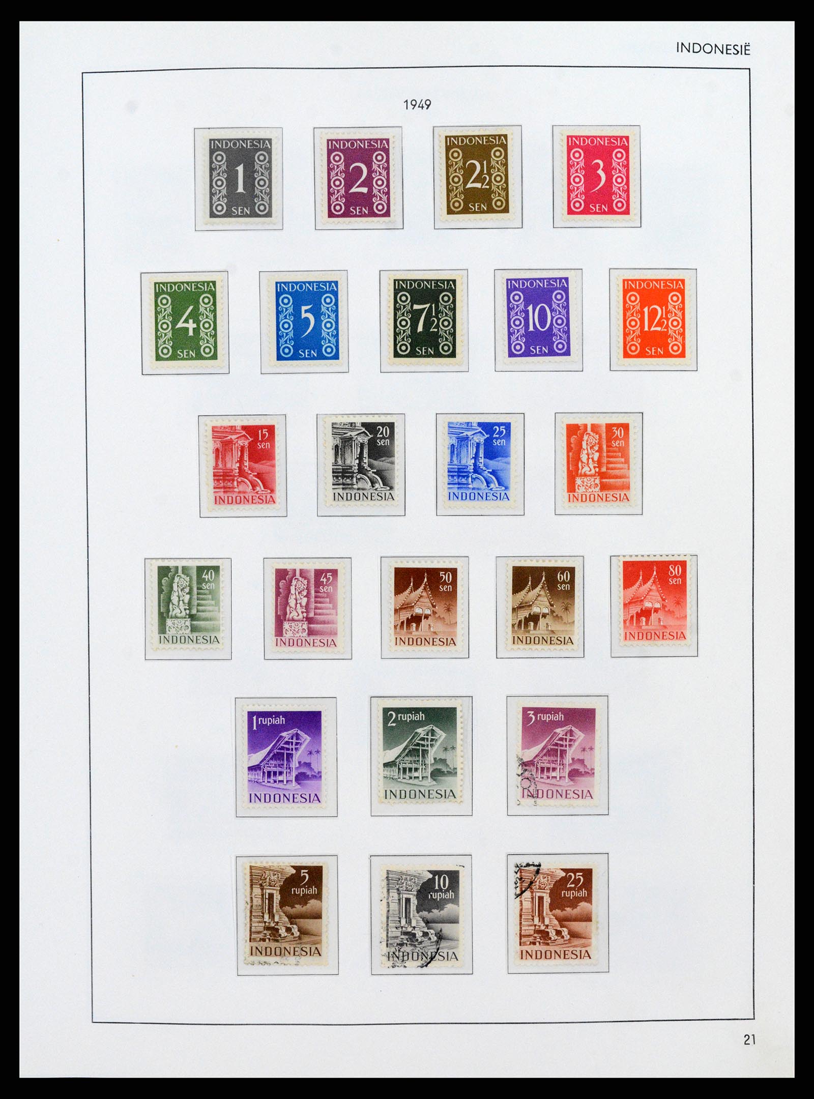38071 0021 - Stamp collection 38071 Dutch territories 1864-1960.