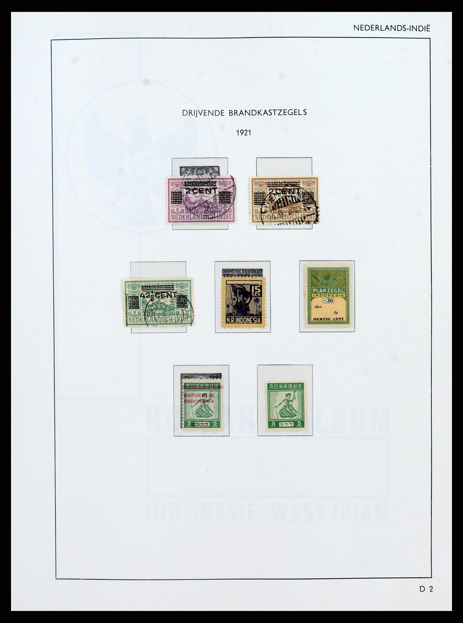 38071 0027 - Stamp collection 38071 Dutch territories 1864-1960.