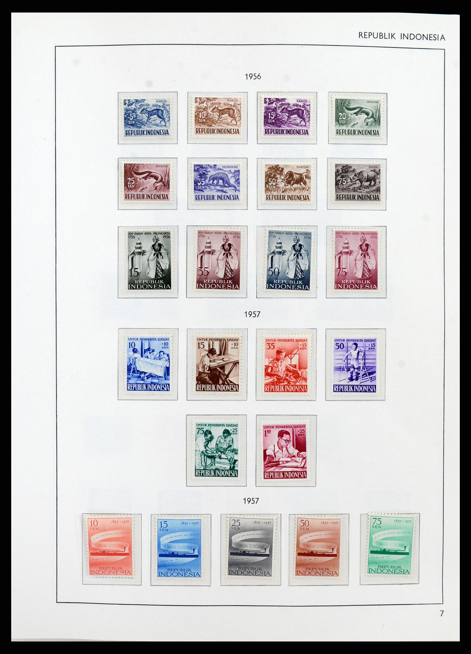 38071 0034 - Stamp collection 38071 Dutch territories 1864-1960.