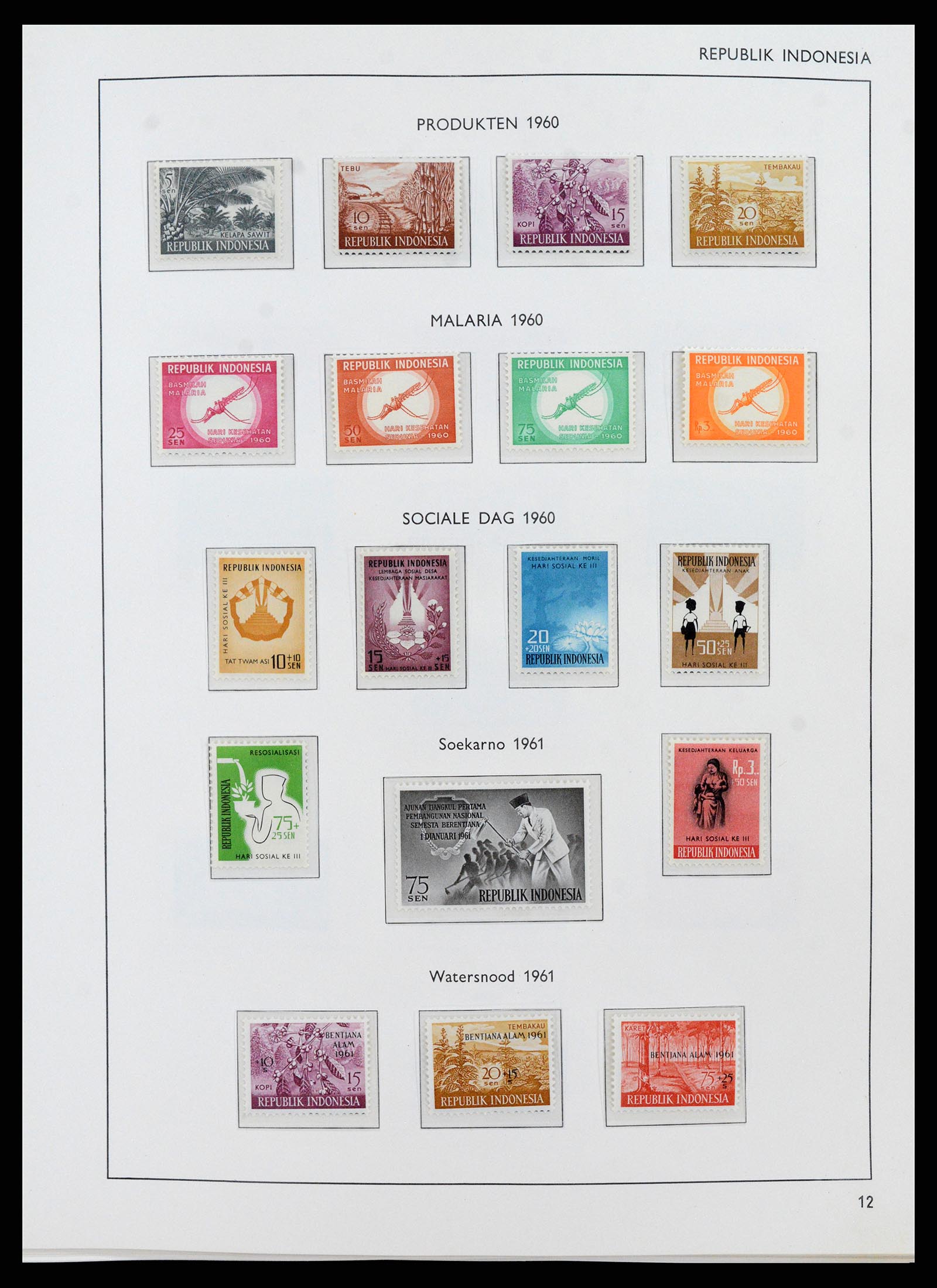 38071 0039 - Stamp collection 38071 Dutch territories 1864-1960.