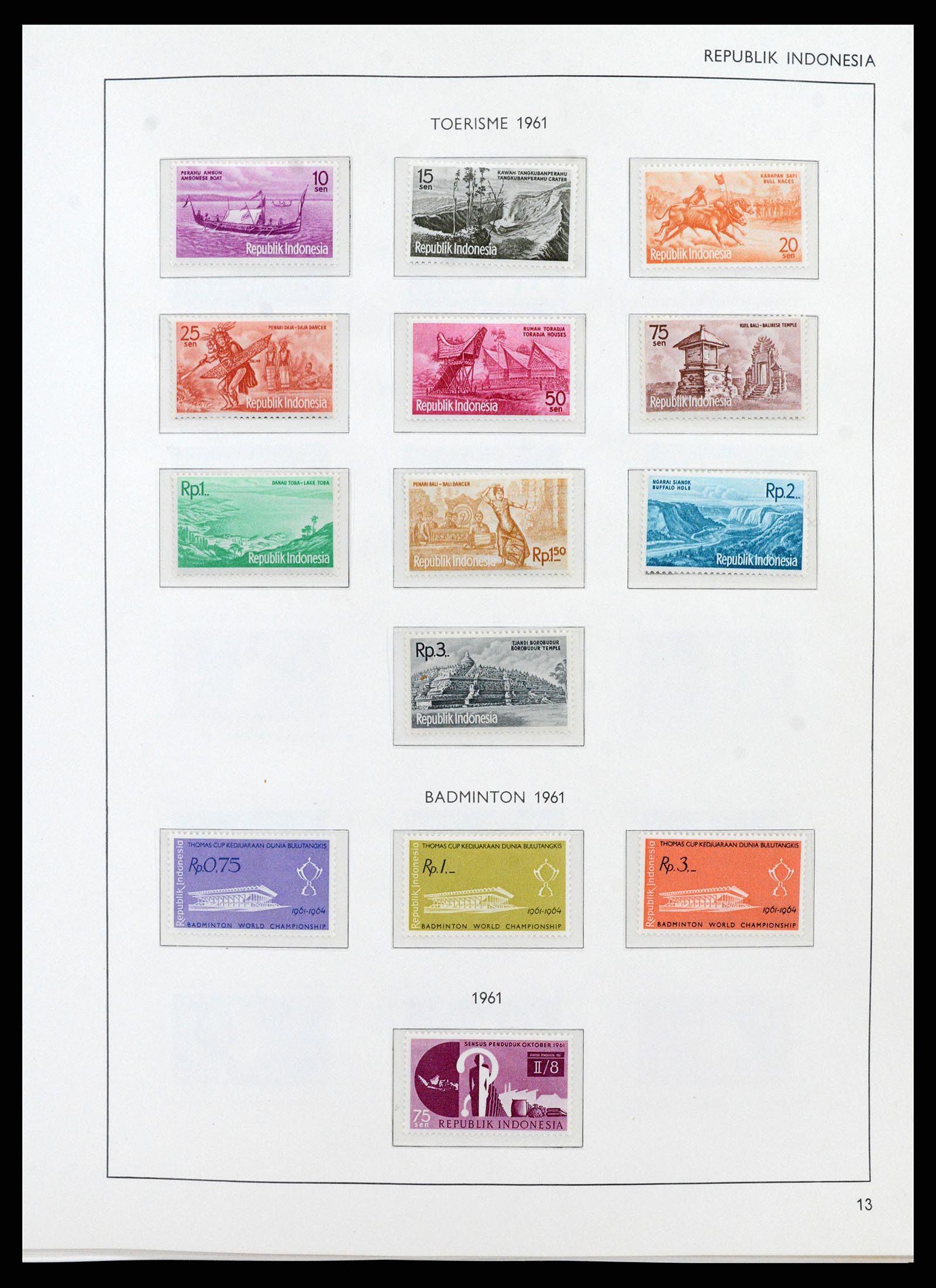 38071 0040 - Stamp collection 38071 Dutch territories 1864-1960.
