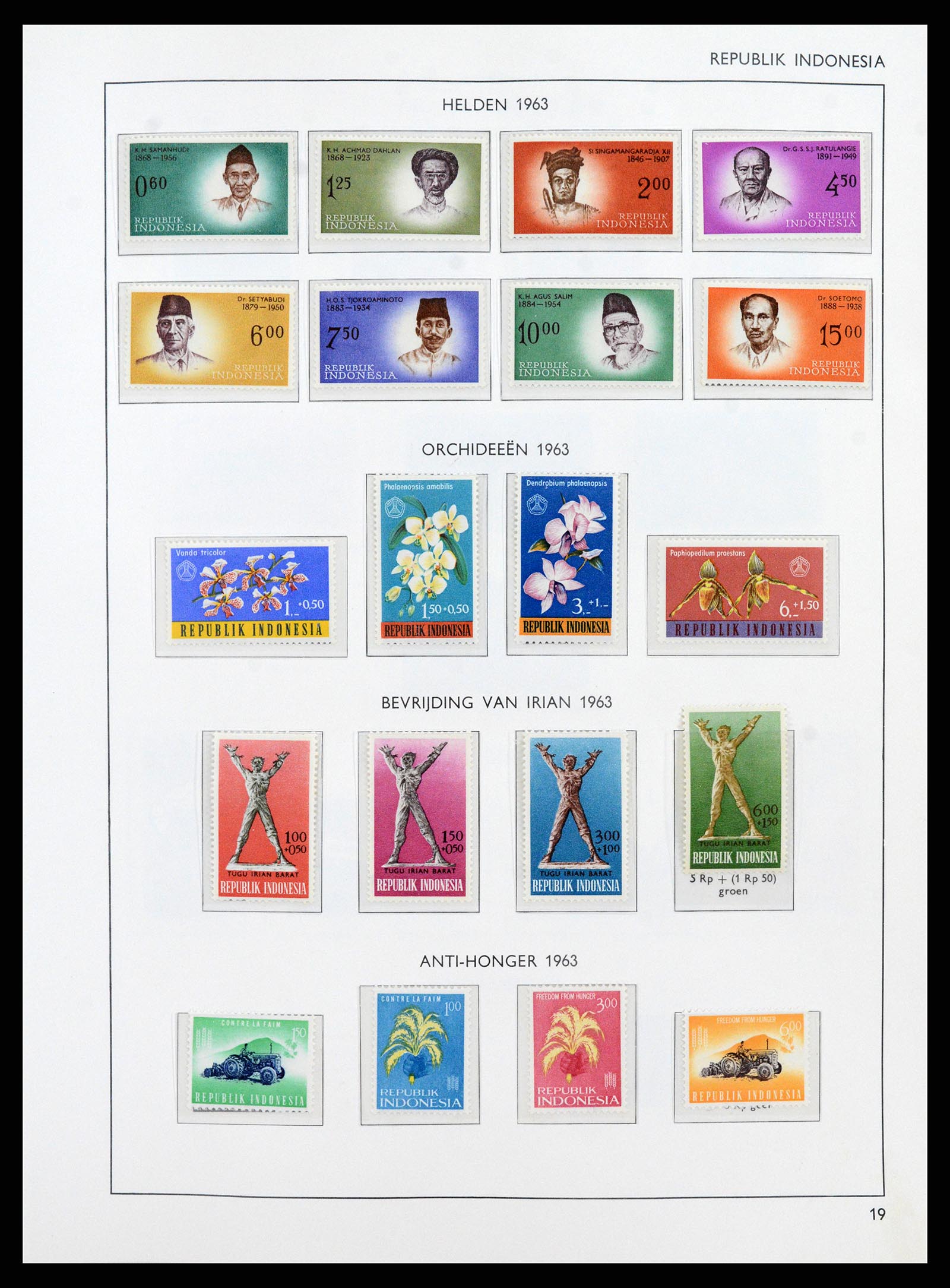 38071 0046 - Postzegelverzameling 38071 Nederlandse gebieden 1864-1960.