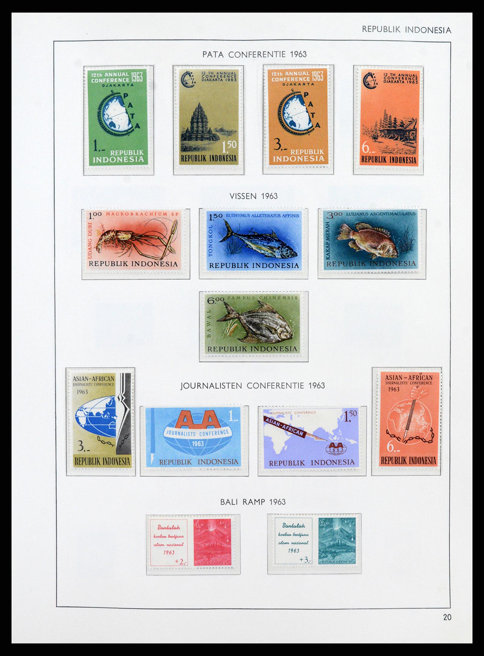 38071 0047 - Postzegelverzameling 38071 Nederlandse gebieden 1864-1960.