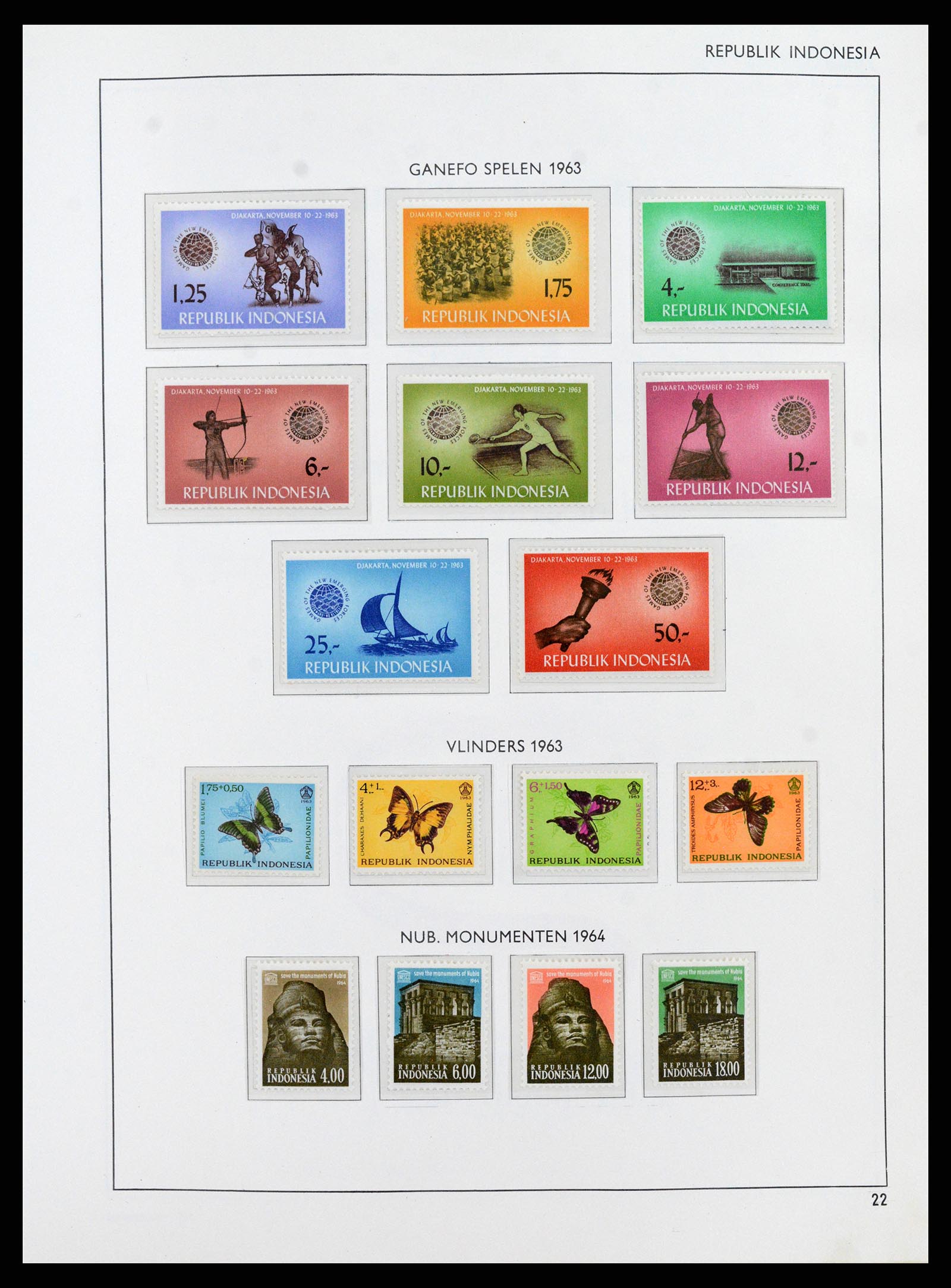 38071 0049 - Postzegelverzameling 38071 Nederlandse gebieden 1864-1960.