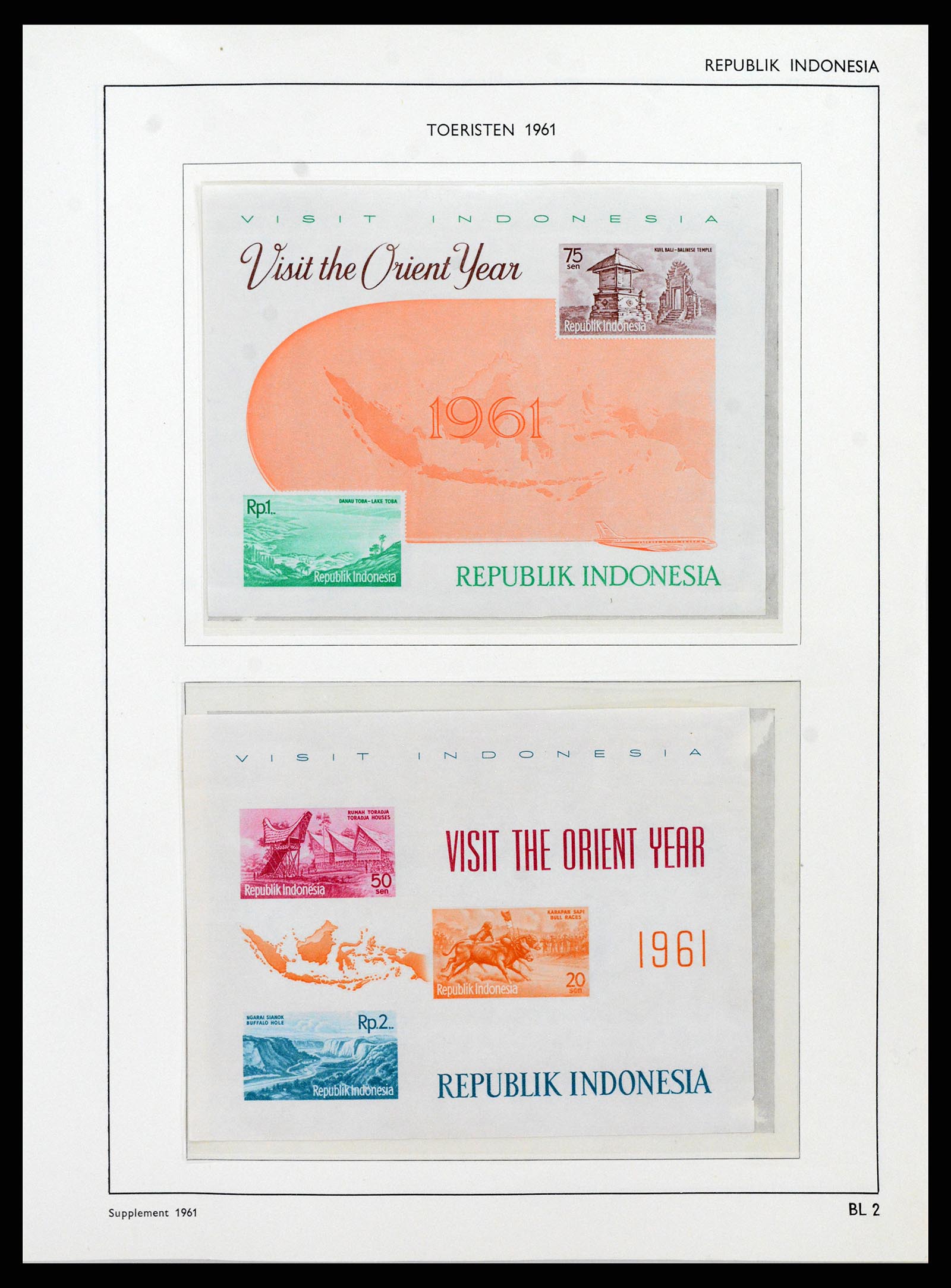 38071 0051 - Postzegelverzameling 38071 Nederlandse gebieden 1864-1960.
