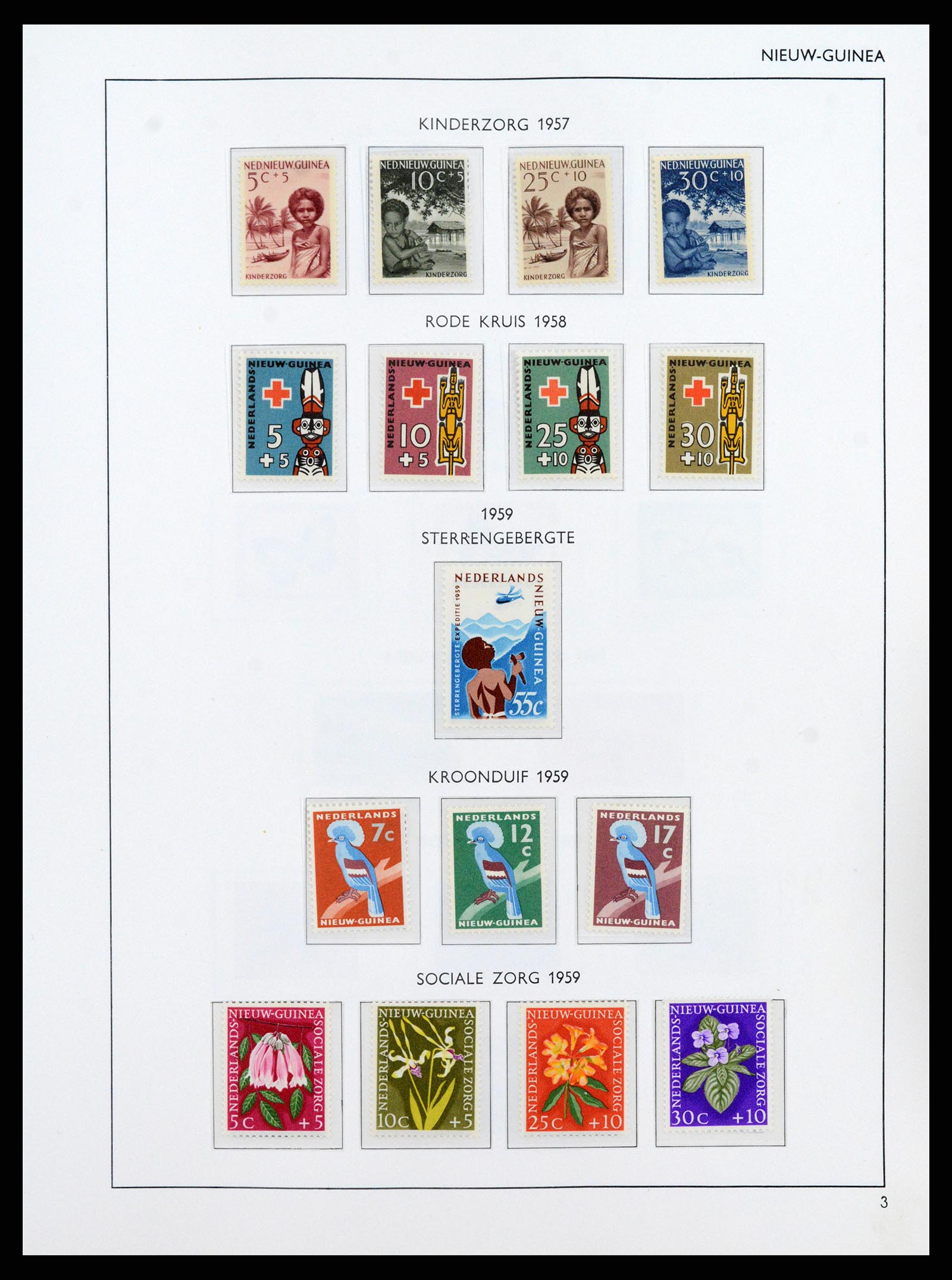 38071 0054 - Postzegelverzameling 38071 Nederlandse gebieden 1864-1960.