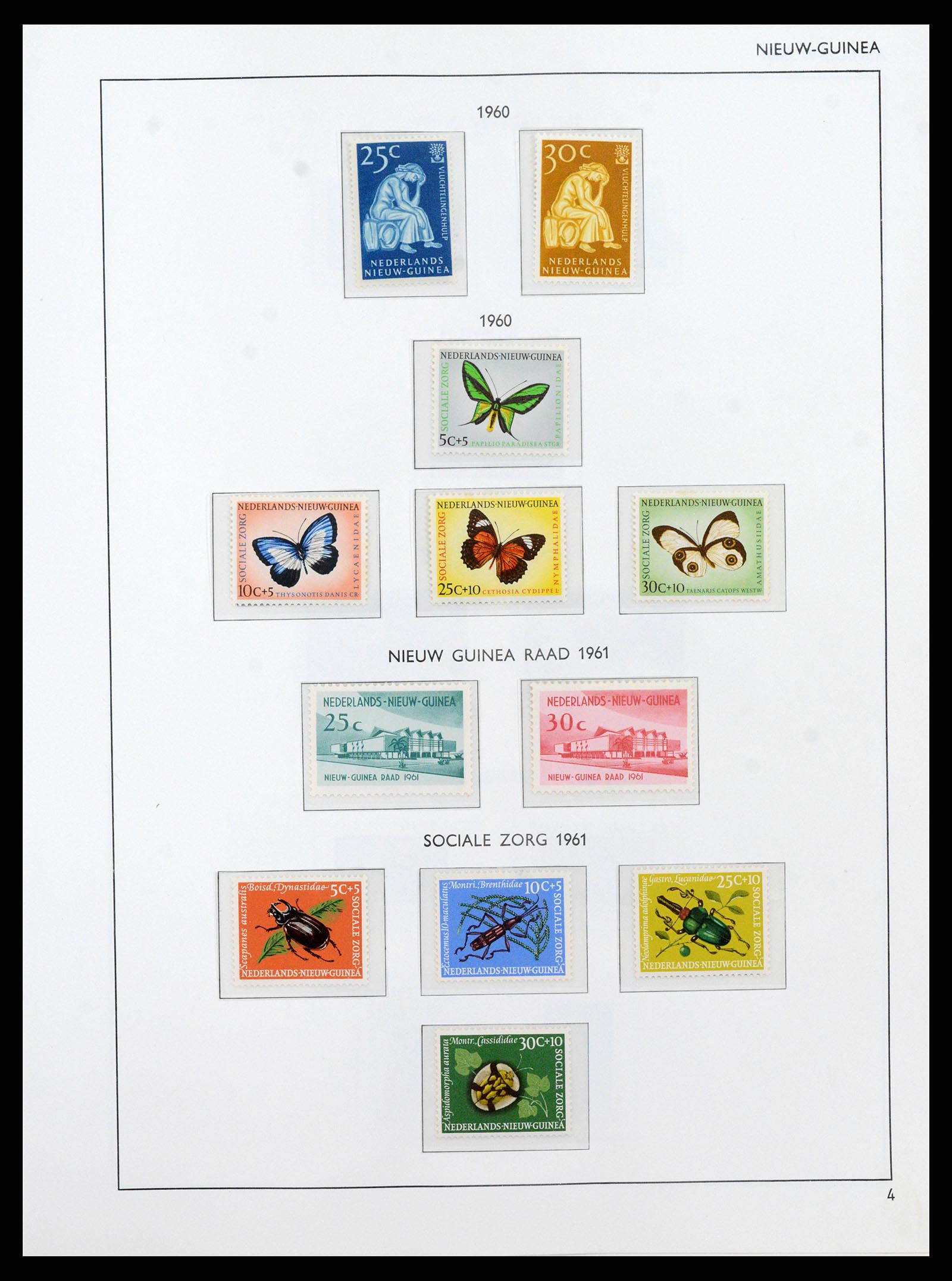 38071 0055 - Postzegelverzameling 38071 Nederlandse gebieden 1864-1960.