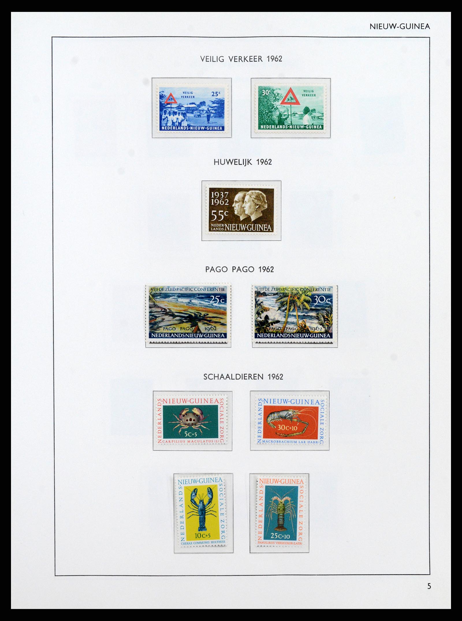 38071 0056 - Postzegelverzameling 38071 Nederlandse gebieden 1864-1960.