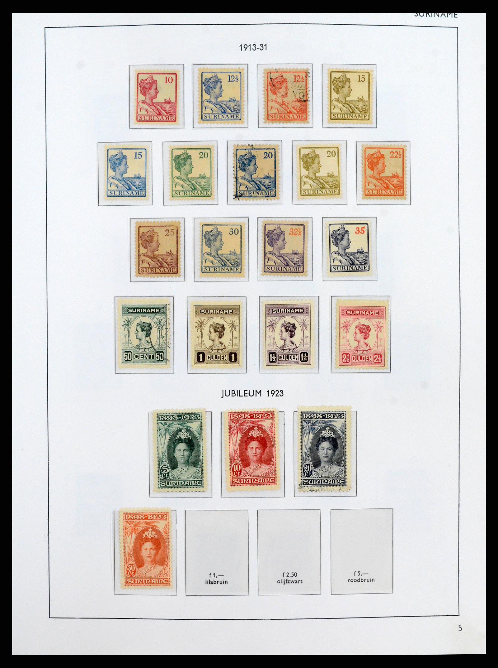 38071 0063 - Stamp collection 38071 Dutch territories 1864-1960.