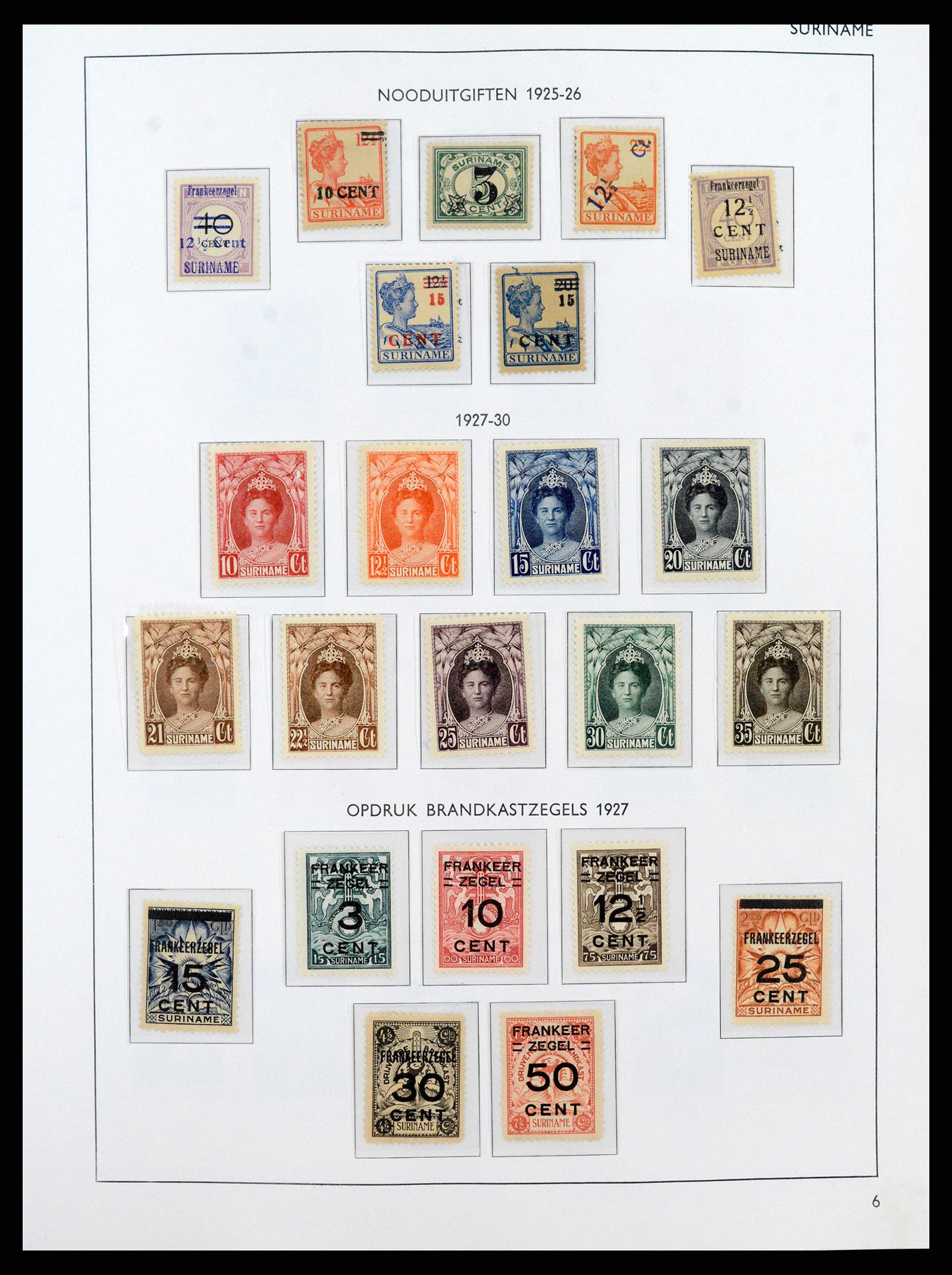 38071 0064 - Stamp collection 38071 Dutch territories 1864-1960.