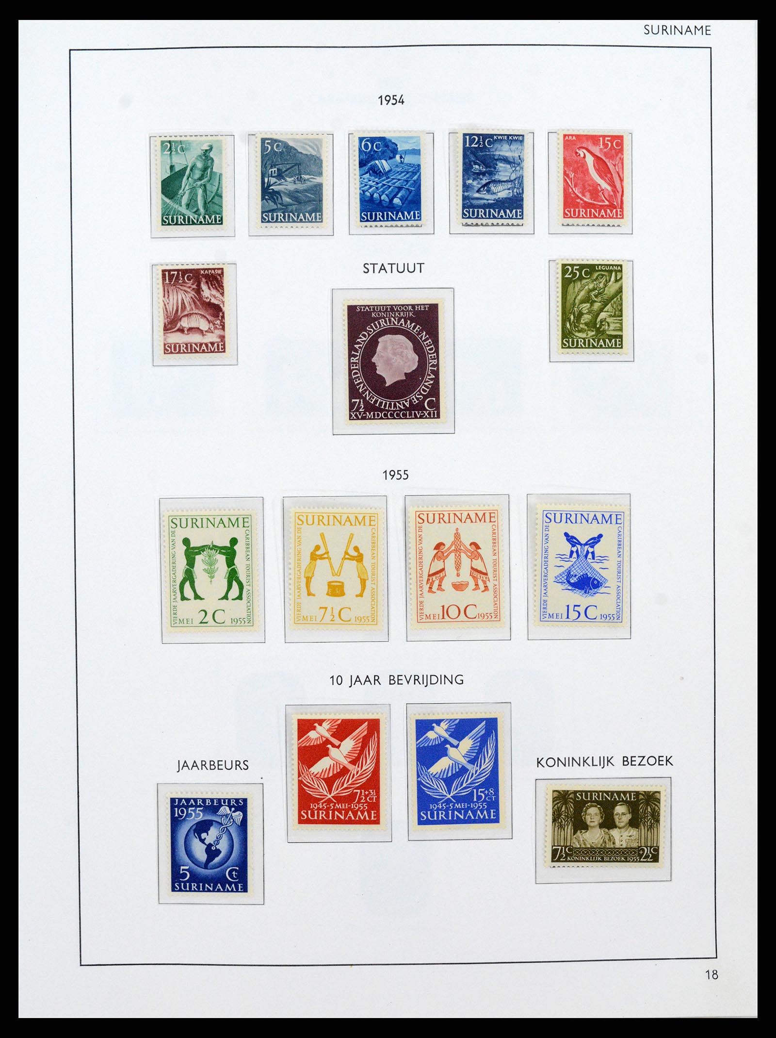38071 0076 - Stamp collection 38071 Dutch territories 1864-1960.