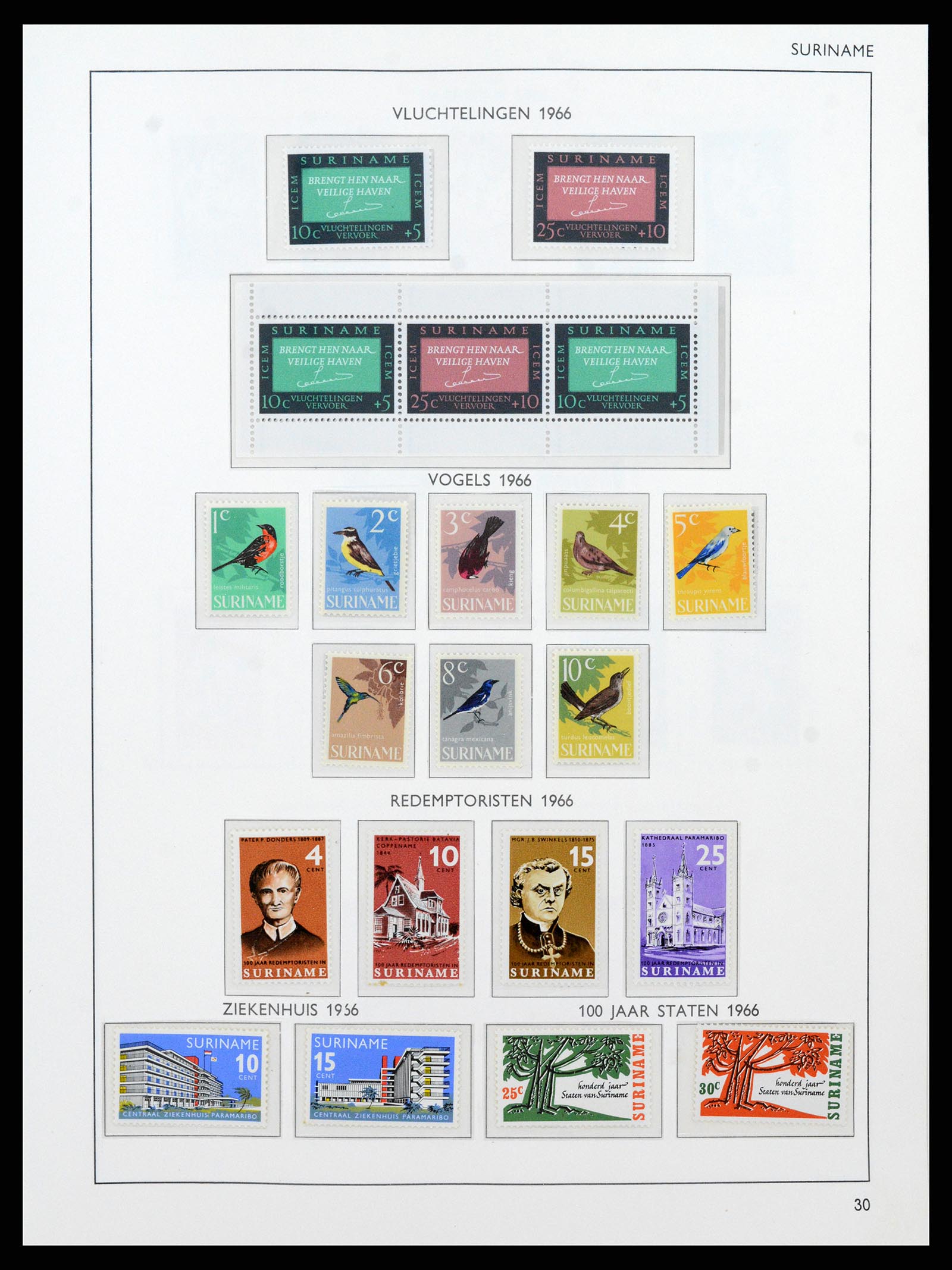 38071 0090 - Stamp collection 38071 Dutch territories 1864-1960.