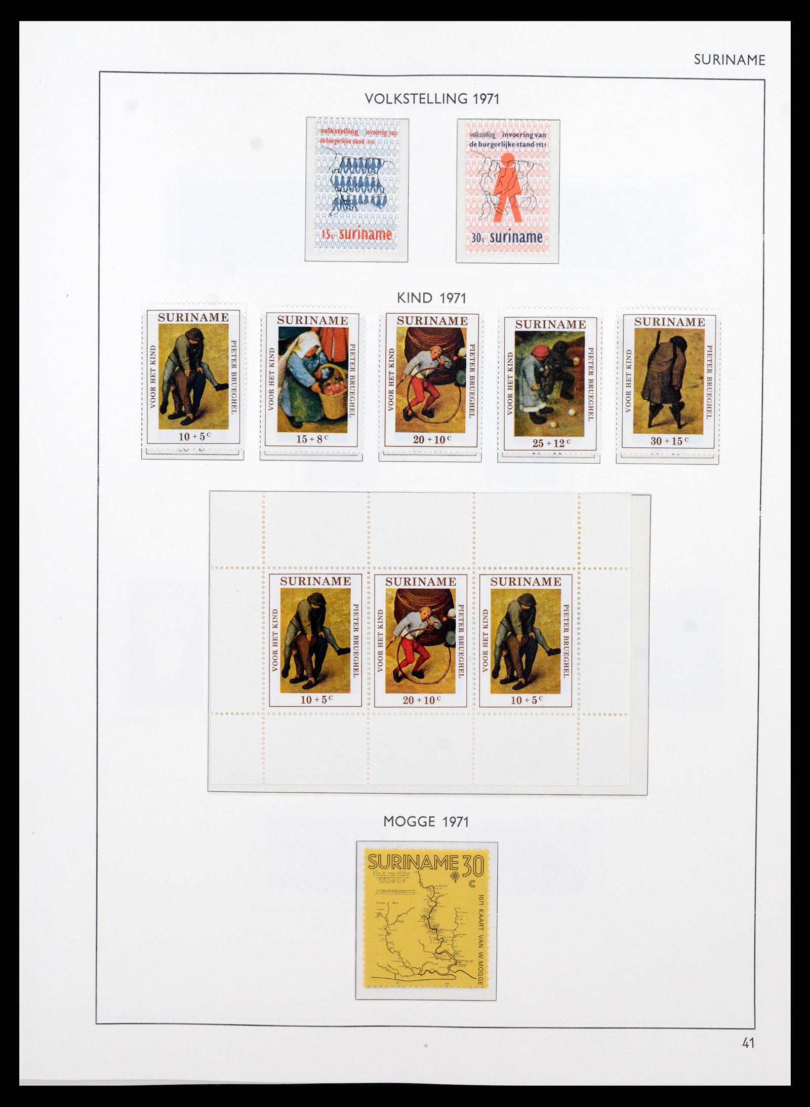 38071 0101 - Postzegelverzameling 38071 Nederlandse gebieden 1864-1960.