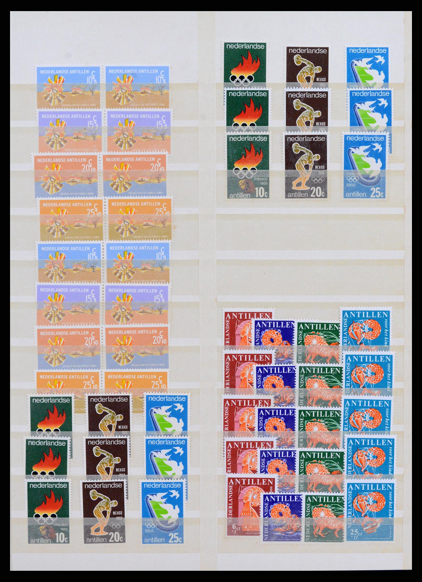 38072 0003 - Stamp collection 38072 English territories in the Caribbean 1960s-1970s.