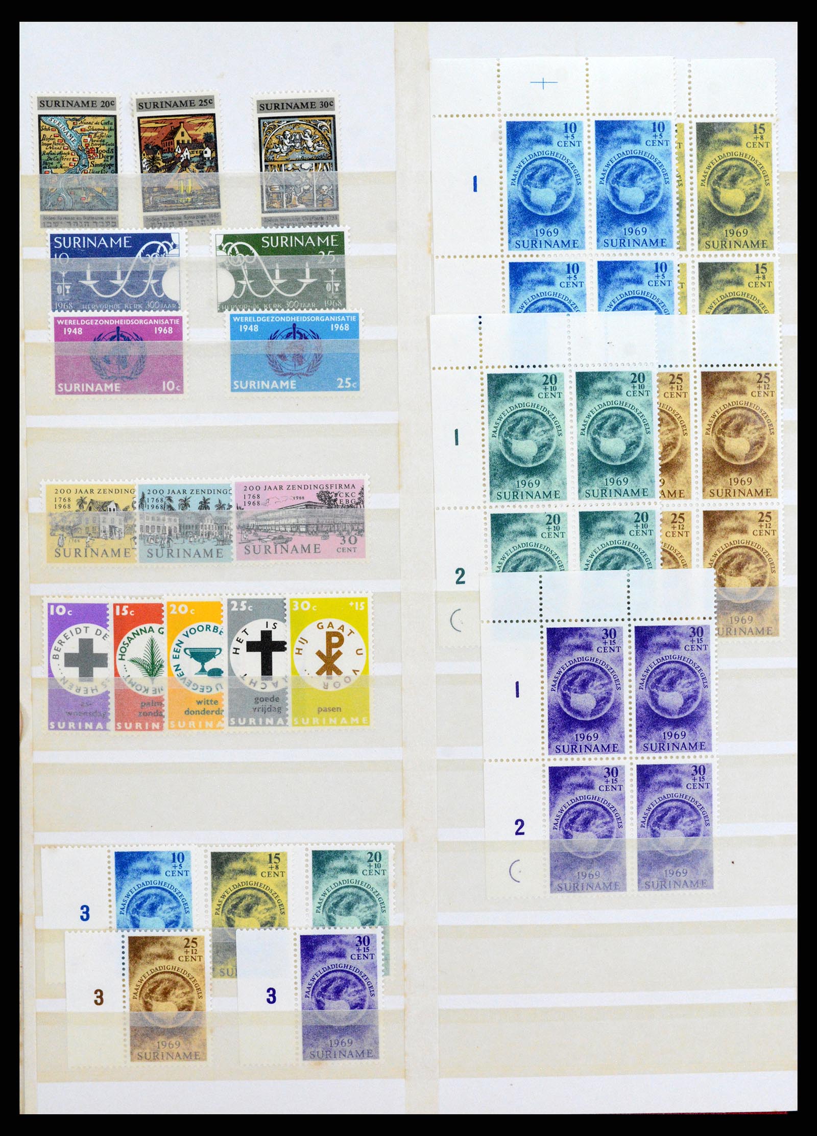 38072 0013 - Stamp collection 38072 English territories in the Caribbean 1960s-1970s.