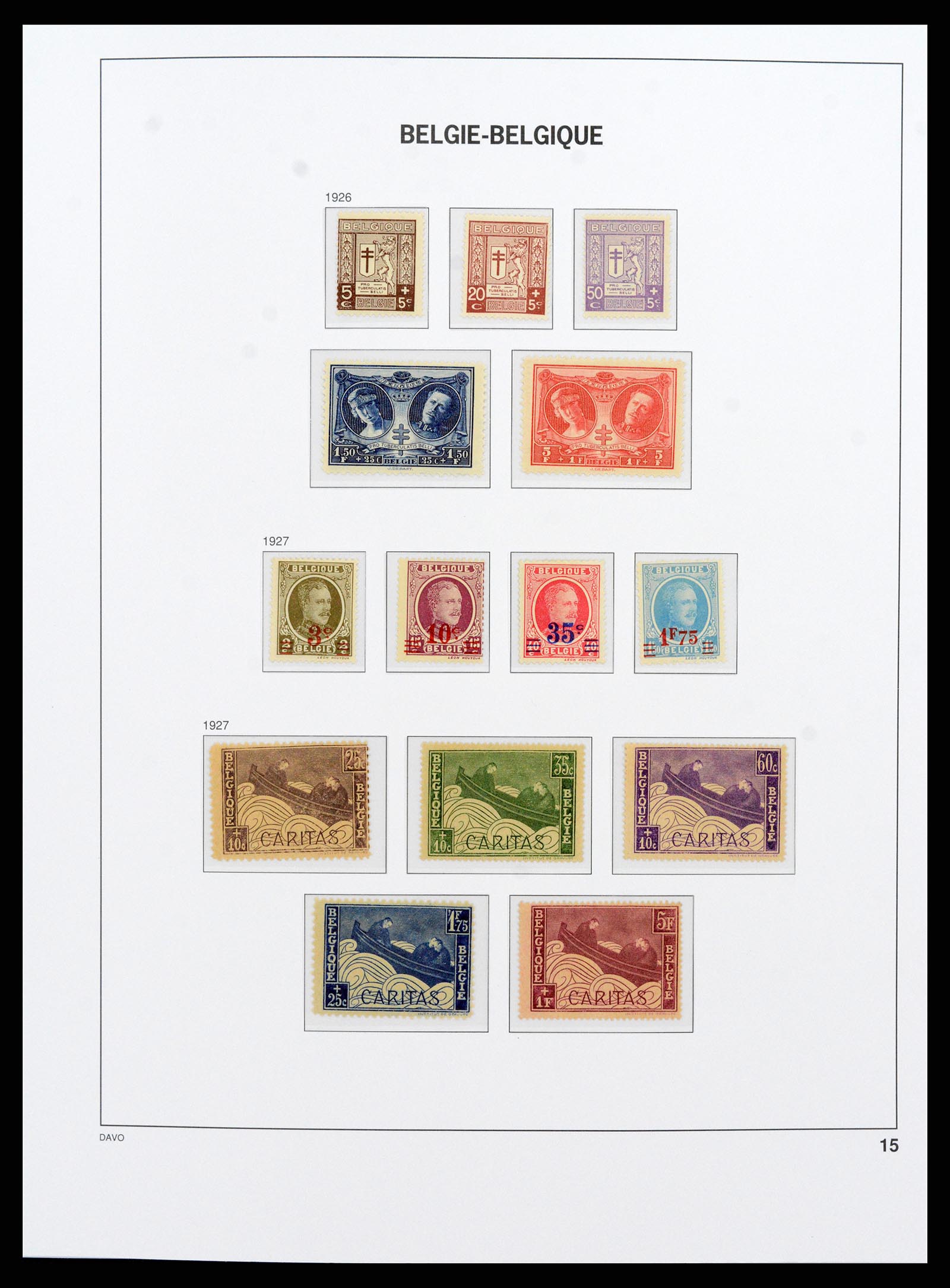 38073 013 - Postzegelverzameling 38073 België 1849-1950.