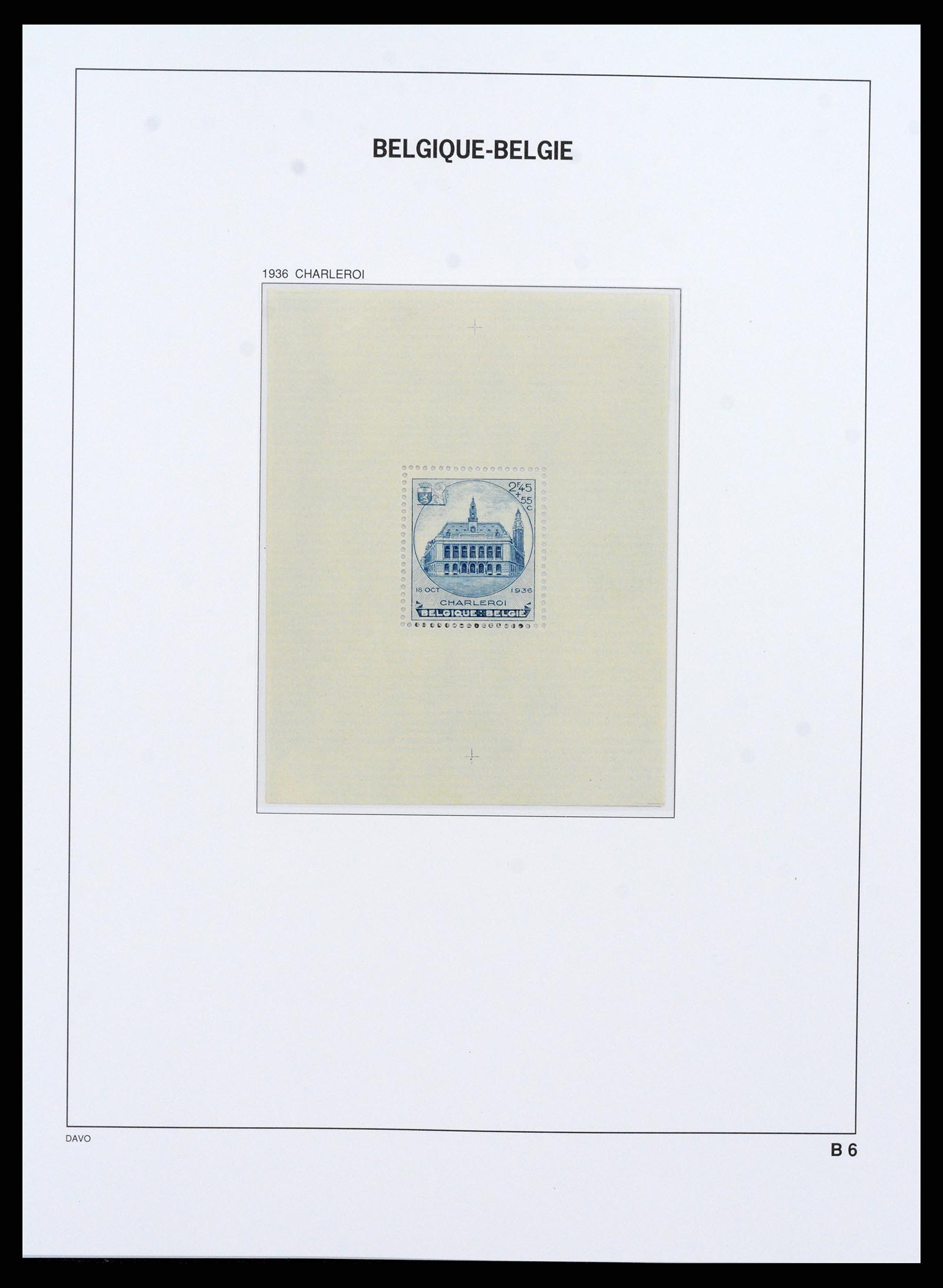 38073 053 - Postzegelverzameling 38073 België 1849-1950.