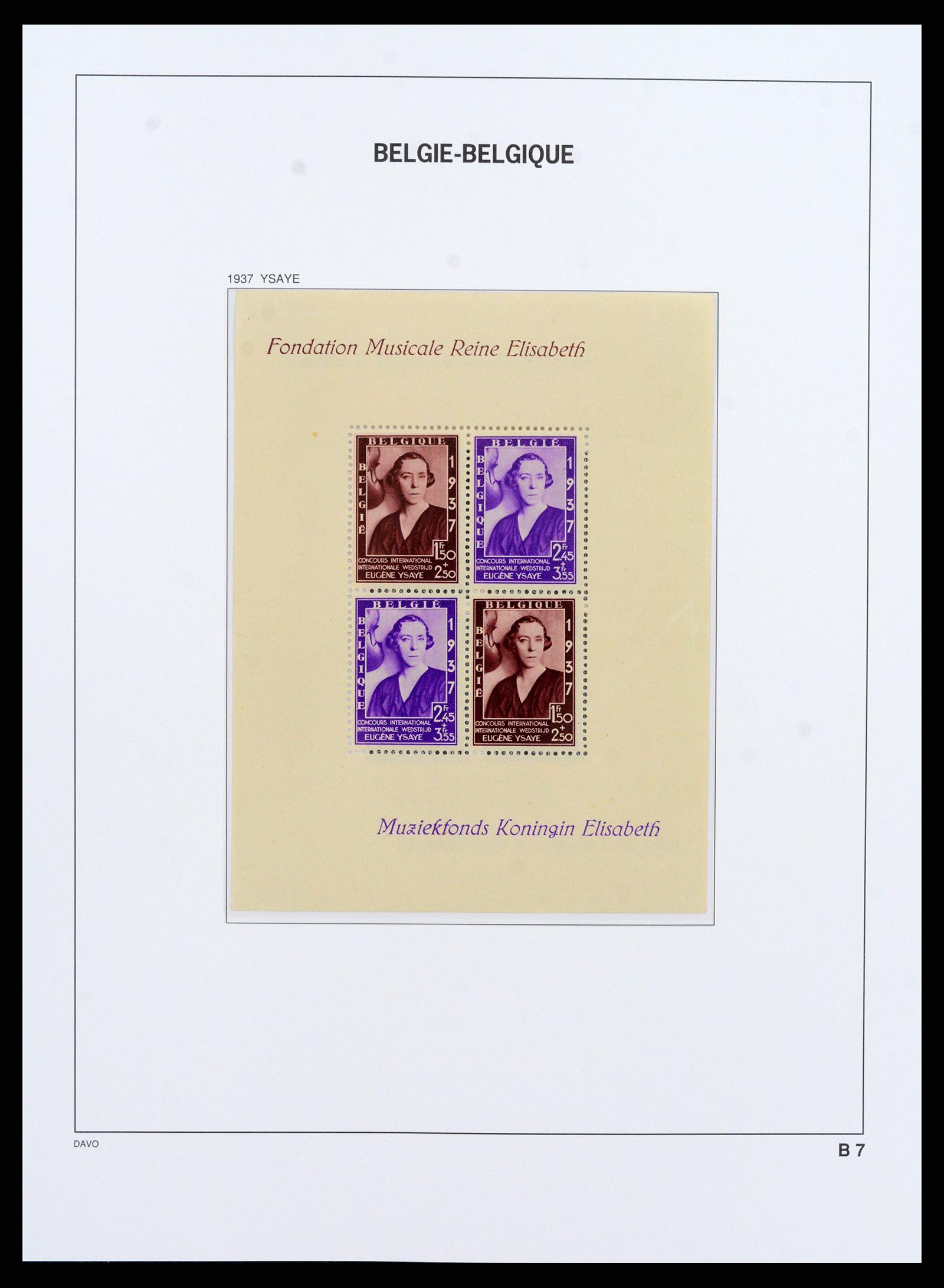 38073 054 - Postzegelverzameling 38073 België 1849-1950.