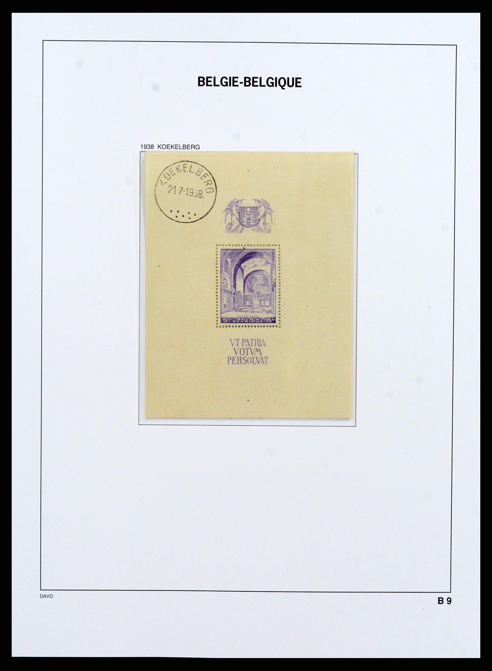 38073 055 - Stamp collection 38073 Belgium 1849-1950.