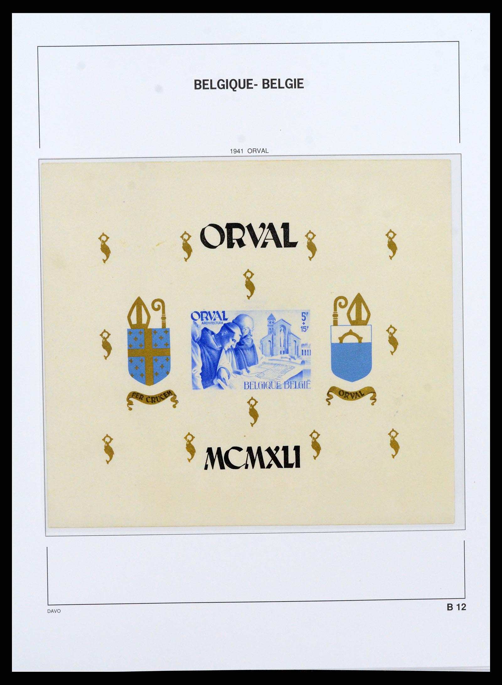 38073 059 - Postzegelverzameling 38073 België 1849-1950.