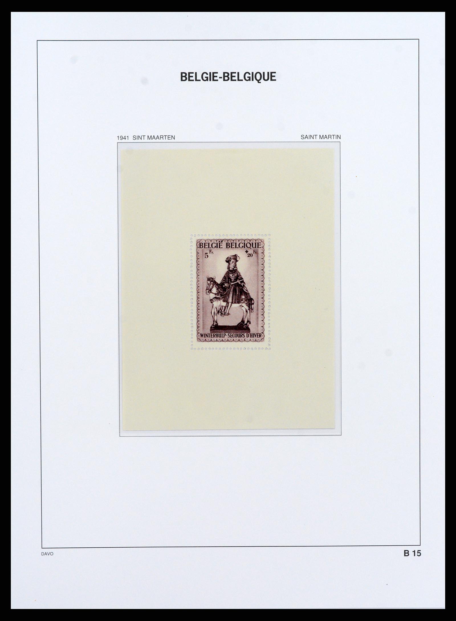 38073 062 - Postzegelverzameling 38073 België 1849-1950.