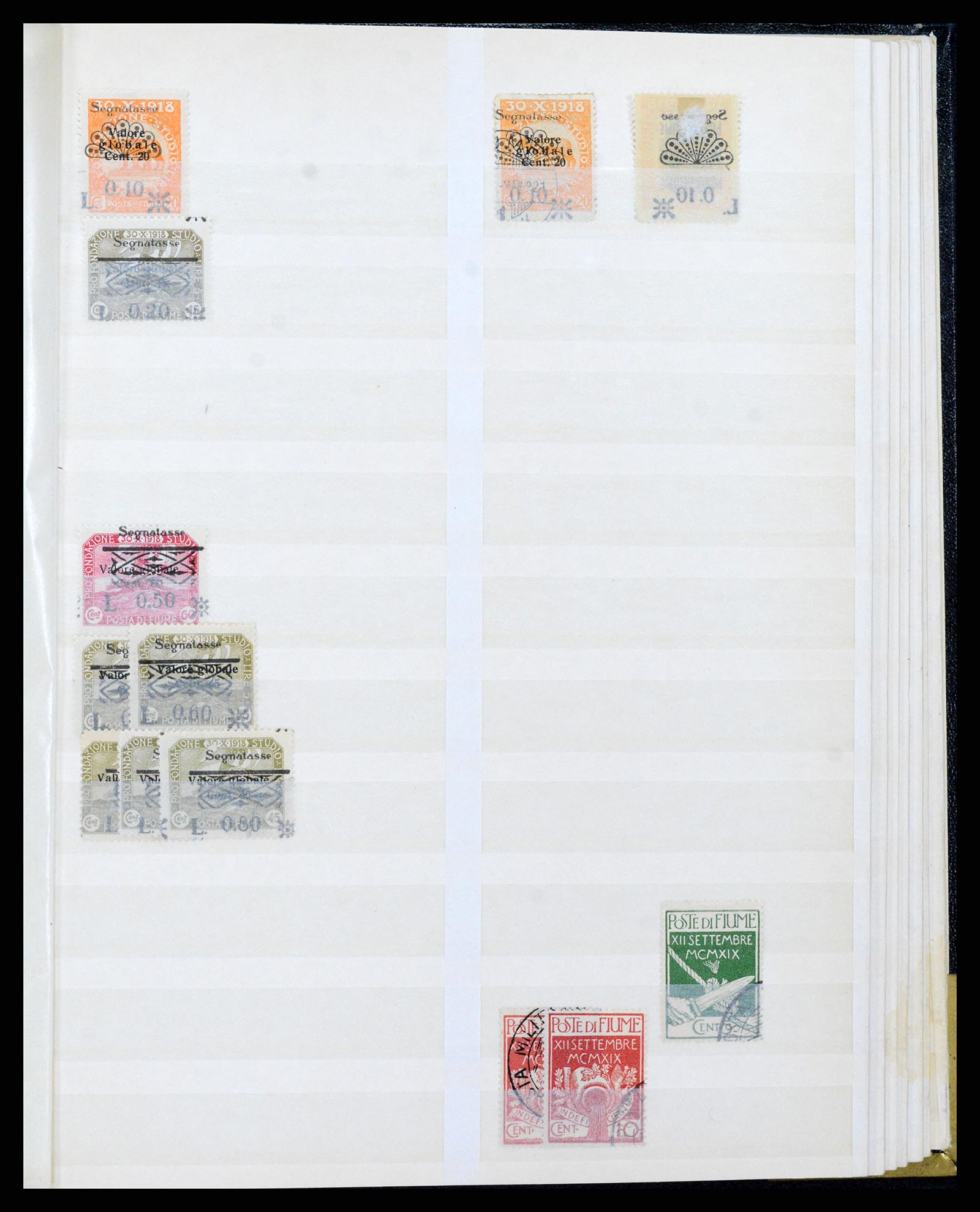 38074 0025 - Postzegelverzameling 38074 Fiume 1918-1924.