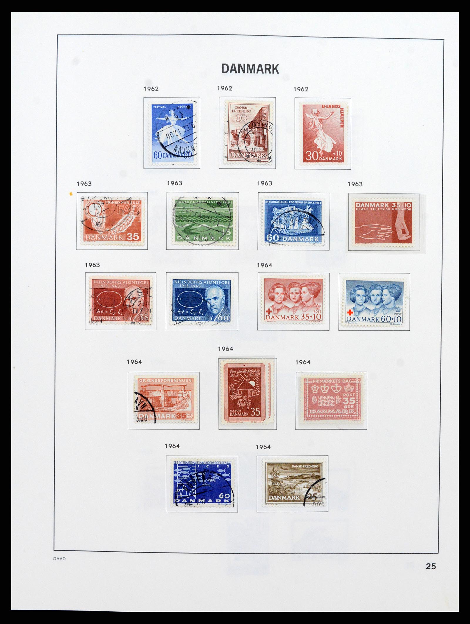 38077 0026 - Stamp collection 38077 Denmark 1851-1985.
