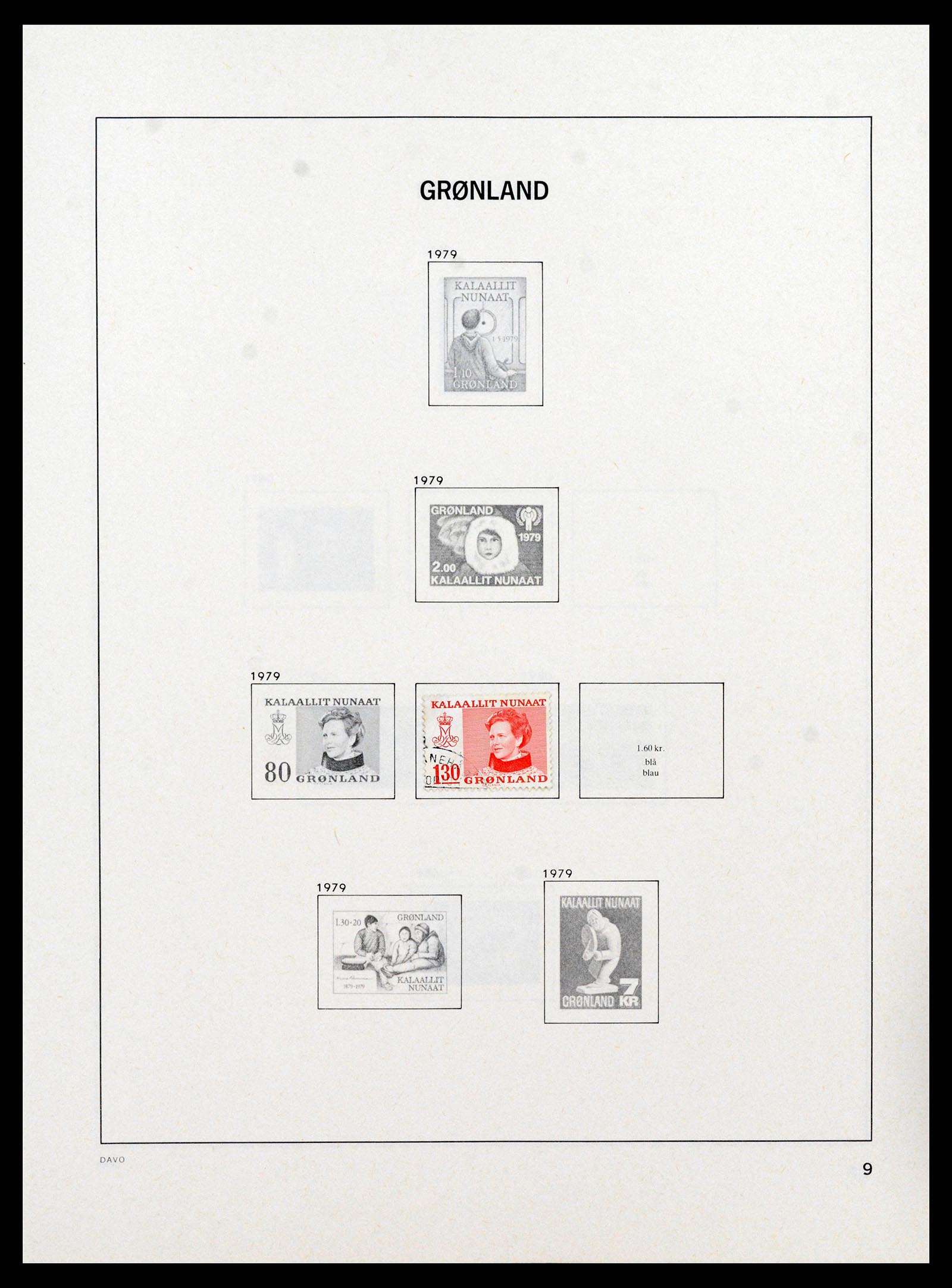 38077 0103 - Postzegelverzameling 38077 Denemarken 1851-1985.
