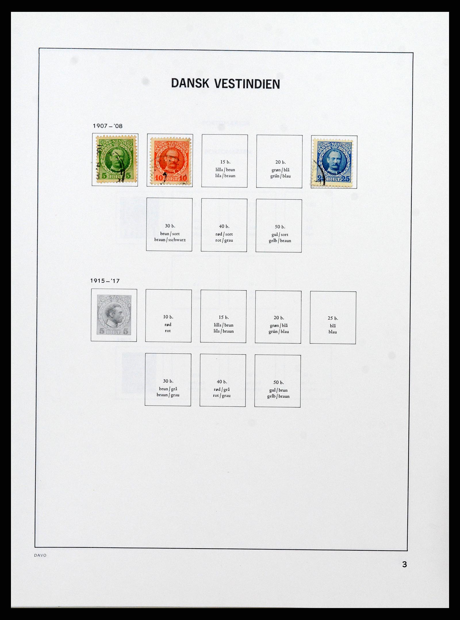 38077 0108 - Postzegelverzameling 38077 Denemarken 1851-1985.