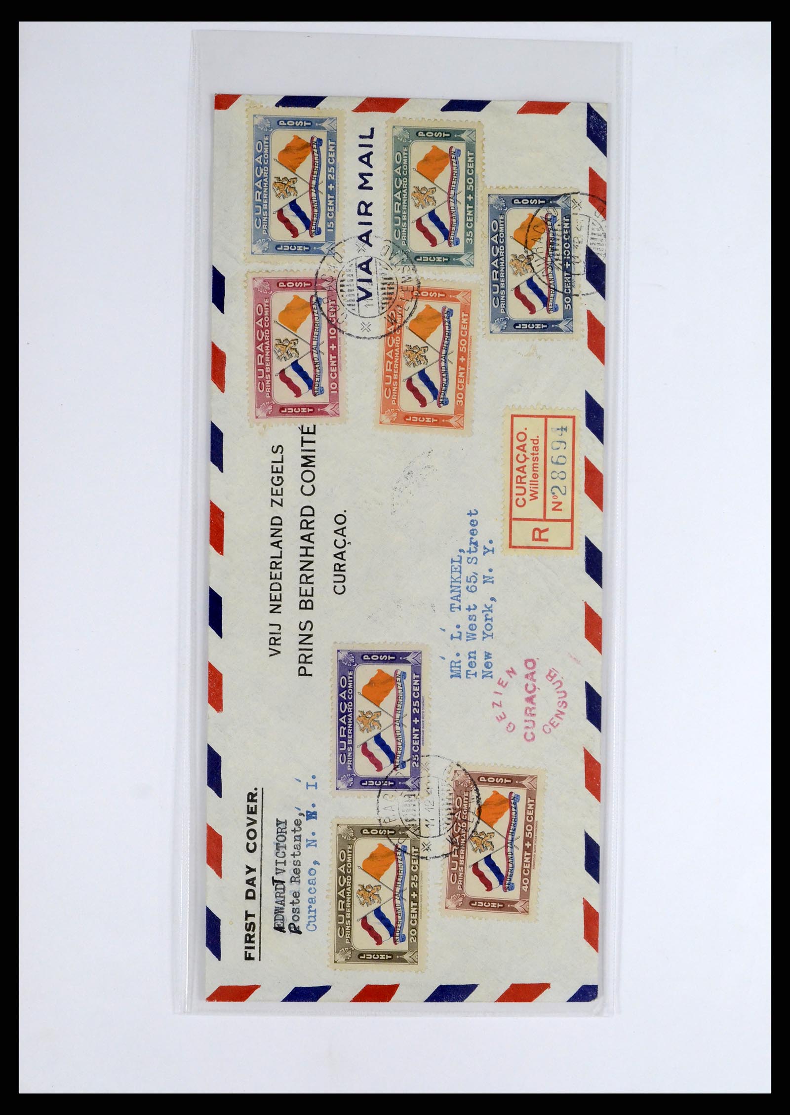 38079 0002 - Postzegelverzameling 38079 Curaçao/Antillen 1873-1998.