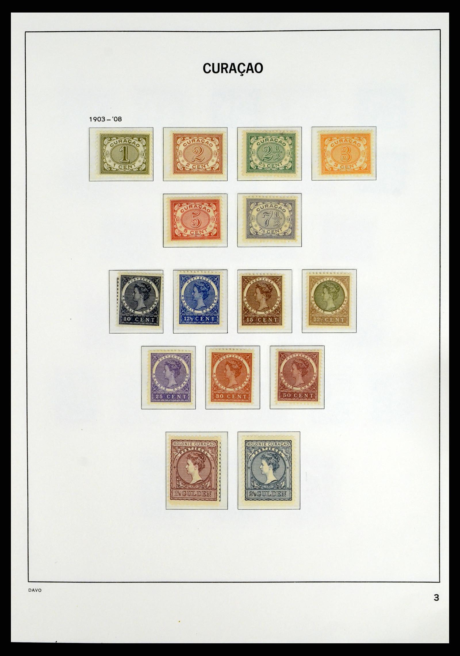38079 0007 - Postzegelverzameling 38079 Curaçao/Antillen 1873-1998.