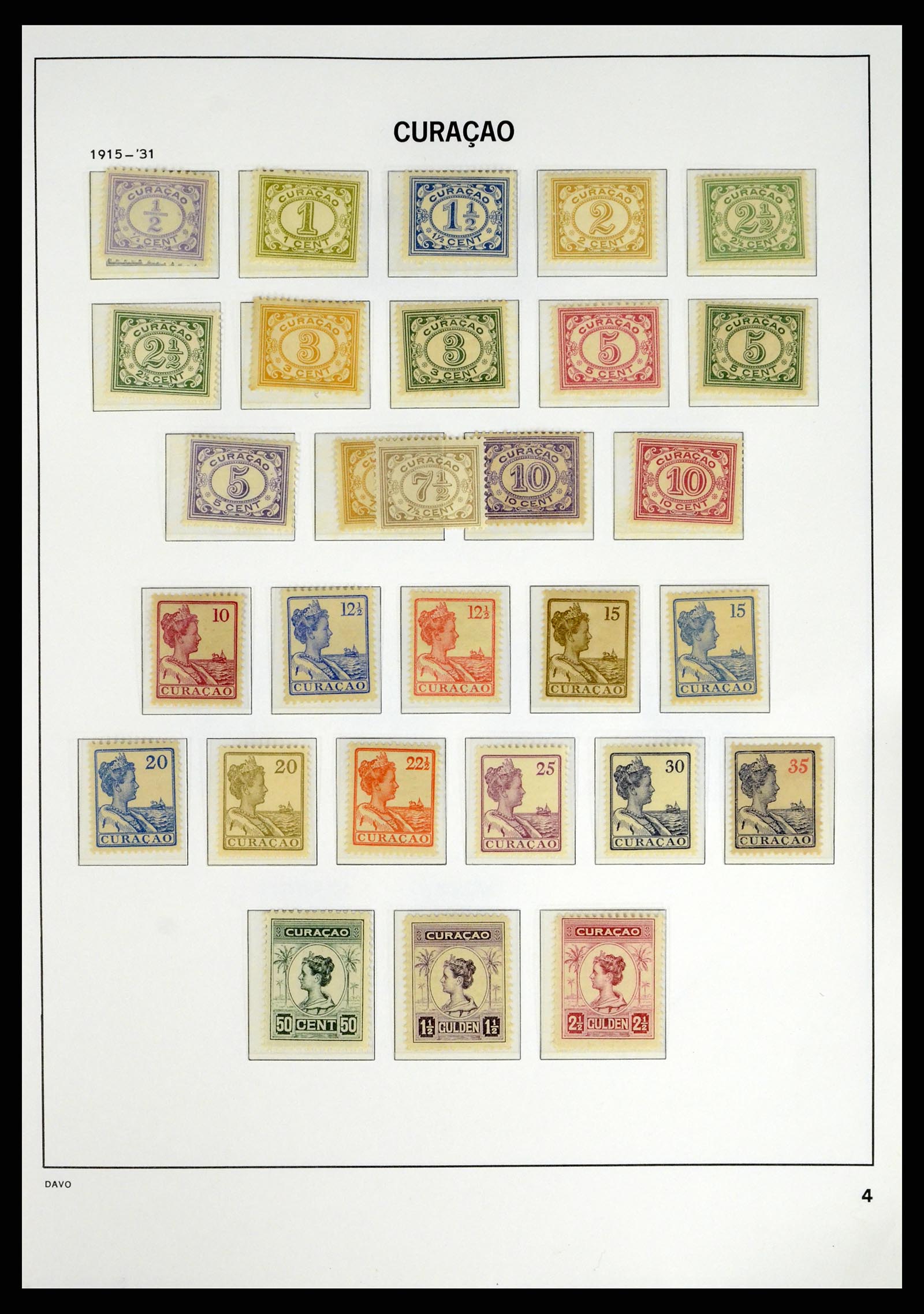 38079 0008 - Stamp collection 38079 Curaçao/Antilles 1873-1998.