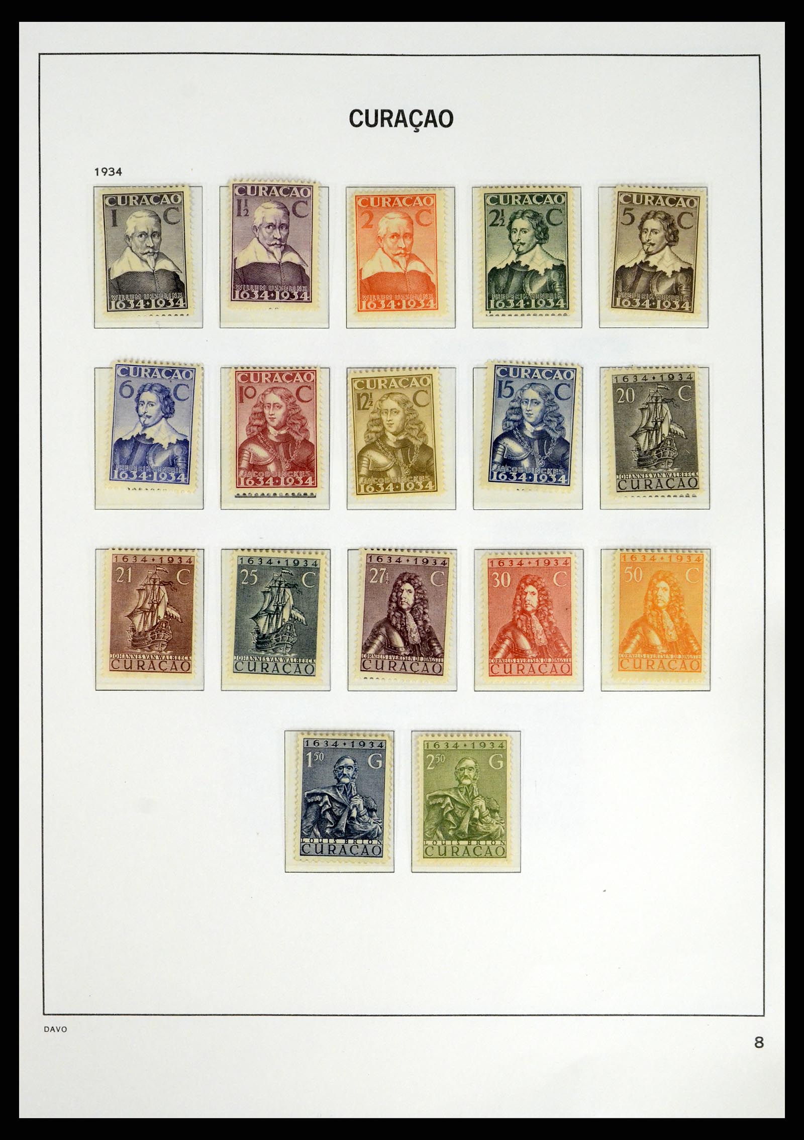 38079 0012 - Postzegelverzameling 38079 Curaçao/Antillen 1873-1998.